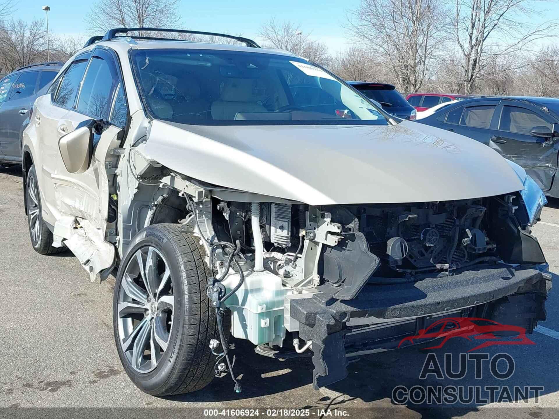 LEXUS RX 450H 2017 - 2T2BGMCA0HC019290