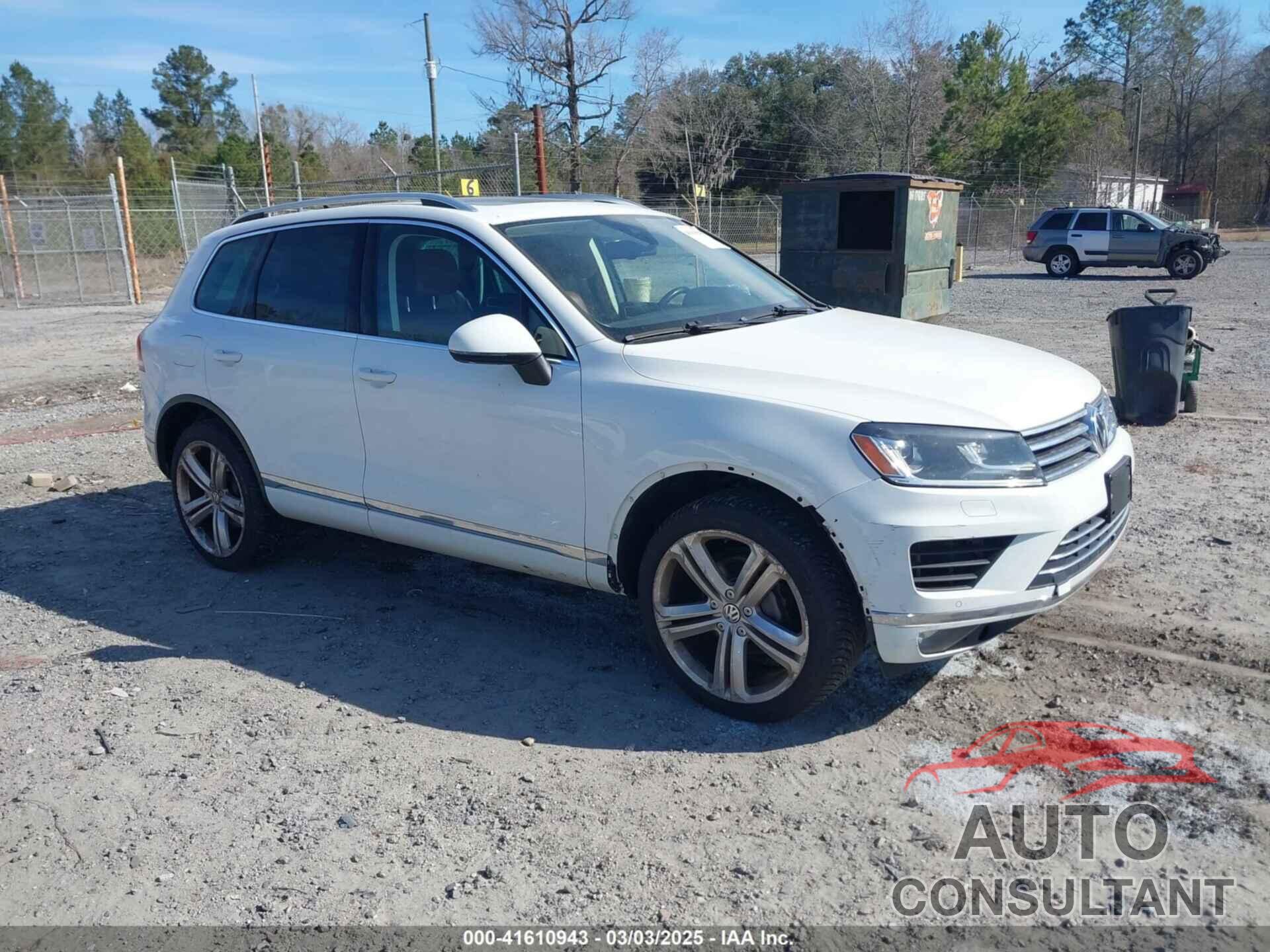 VOLKSWAGEN TOUAREG 2016 - WVGEF9BP5GD012680