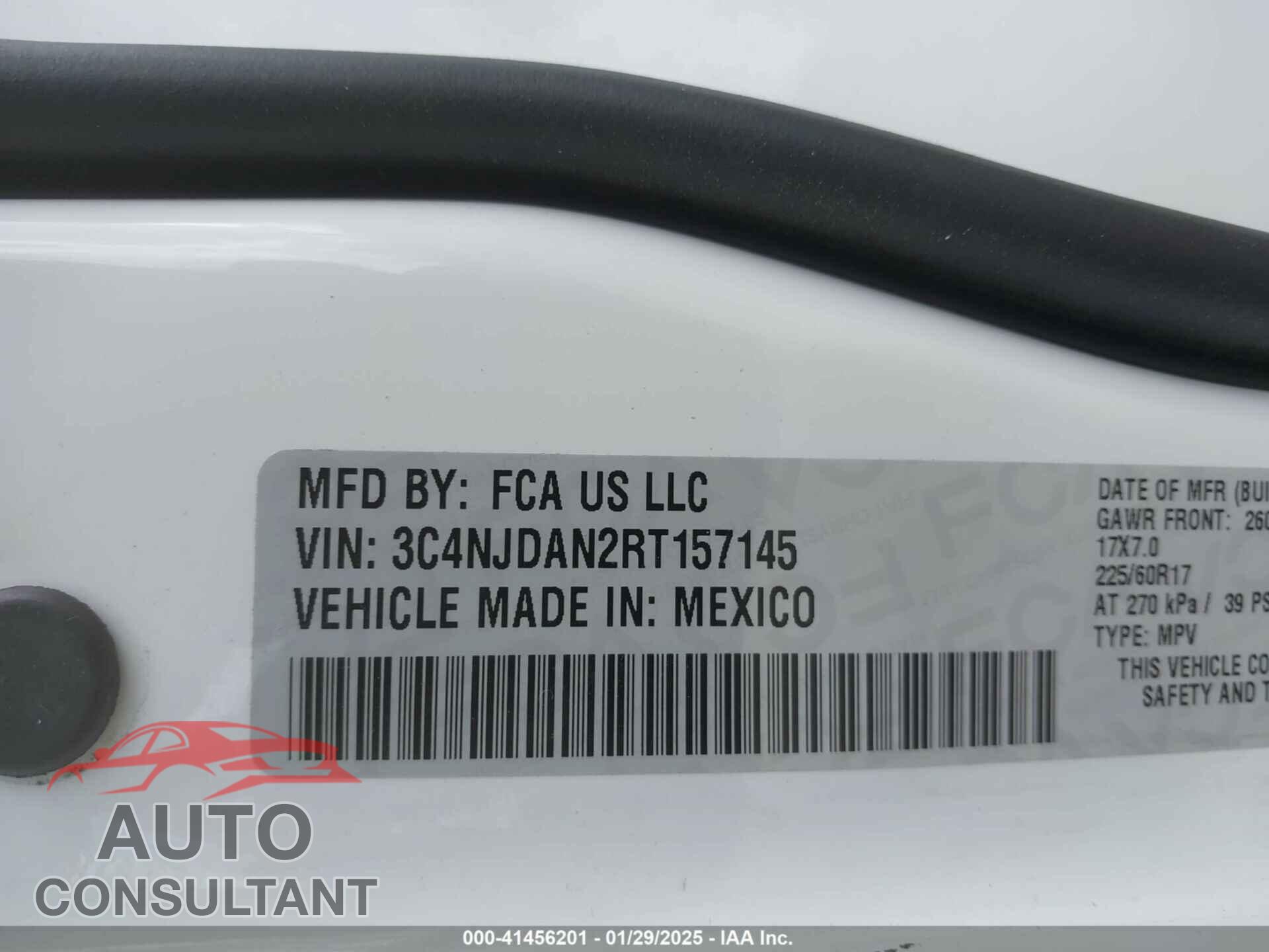 JEEP COMPASS 2024 - 3C4NJDAN2RT157145