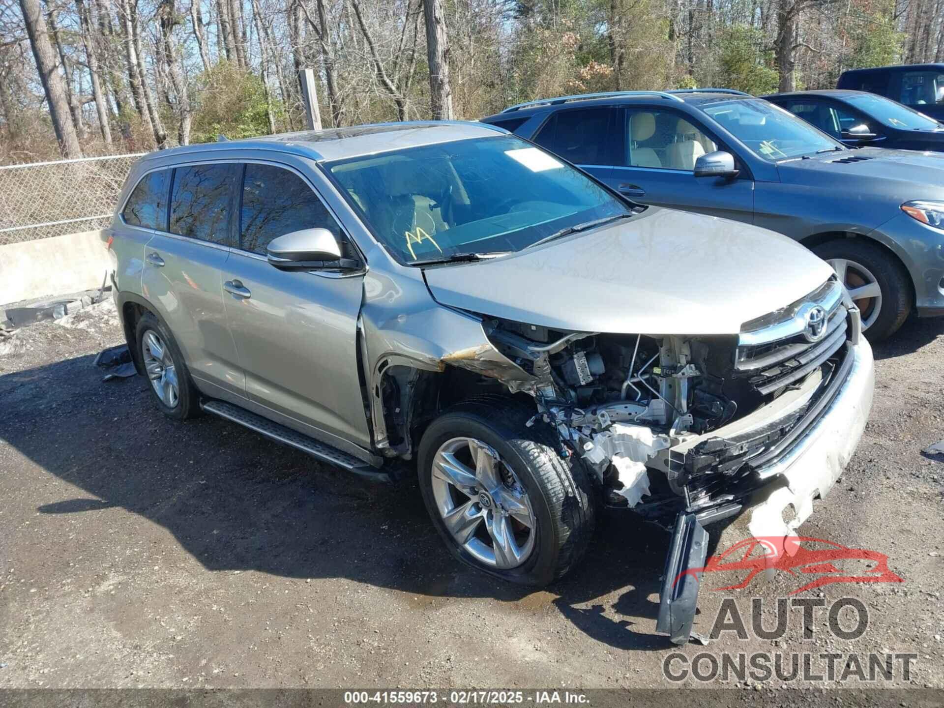 TOYOTA HIGHLANDER 2016 - 5TDDKRFH8GS226940