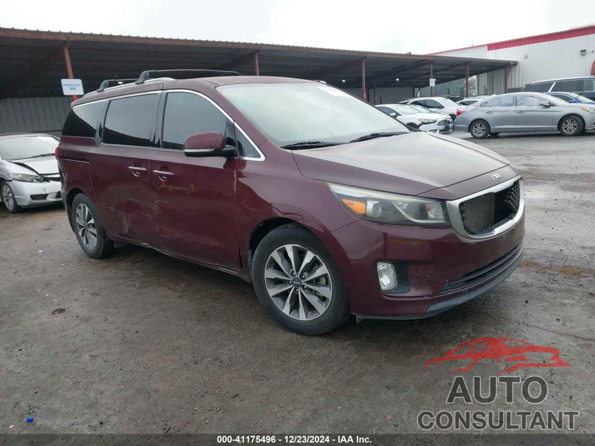 KIA SEDONA 2015 - KNDMC5C17F6035456