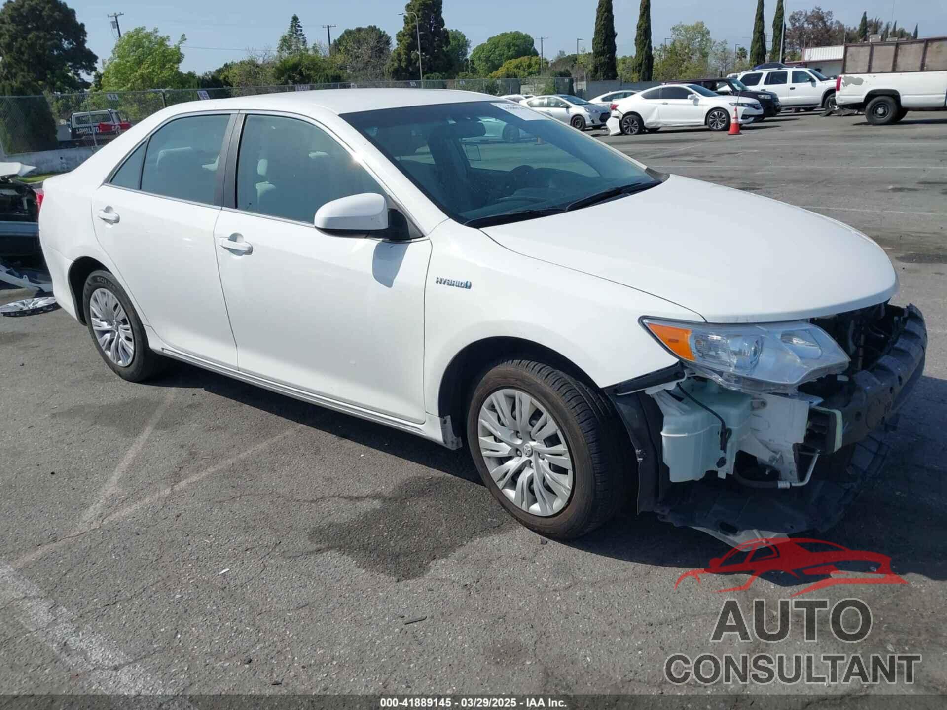 TOYOTA CAMRY HYBRID 2014 - 4T1BD1FK8EU103612