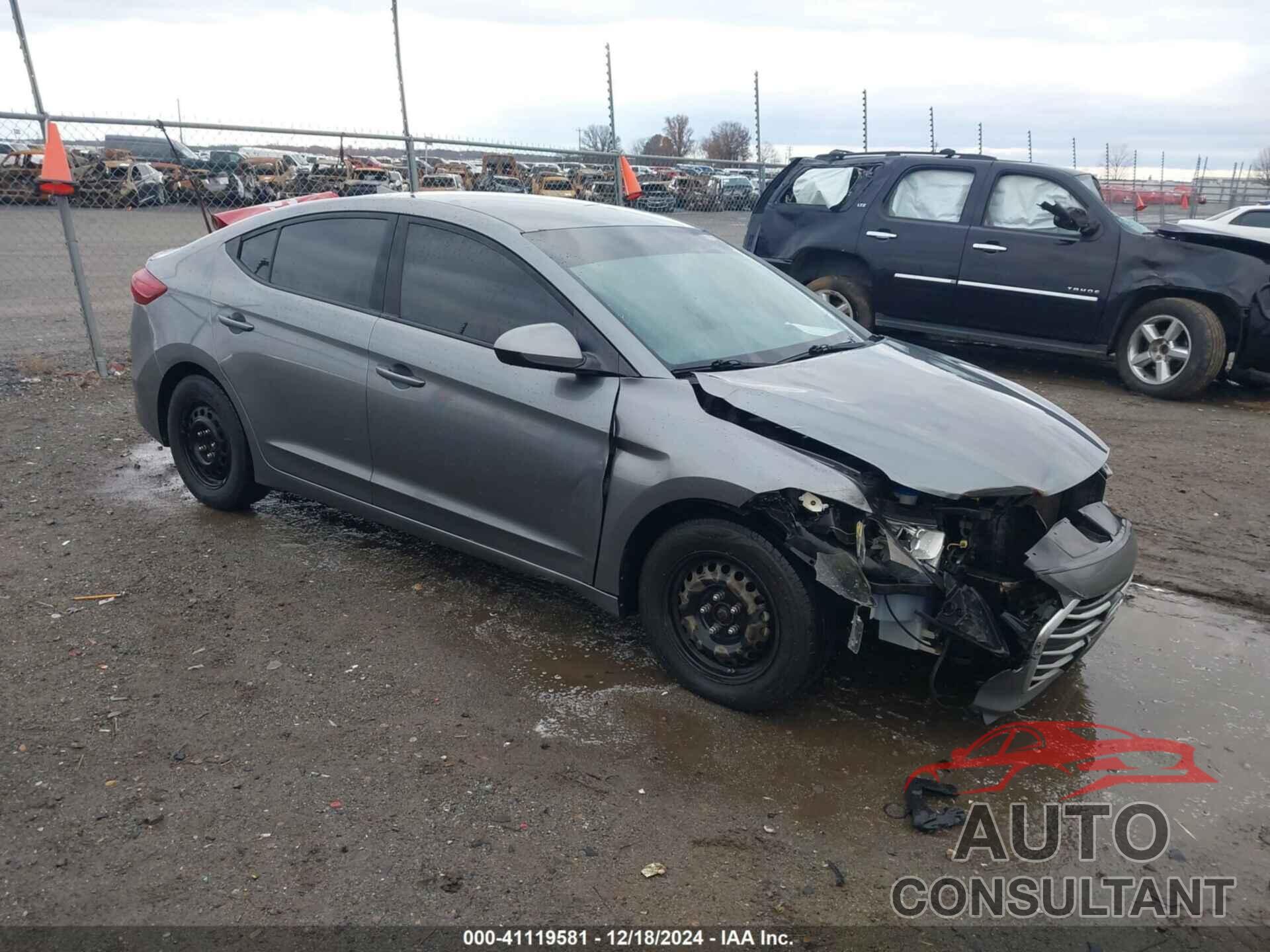 HYUNDAI ELANTRA 2017 - KMHD74LF2HU095374