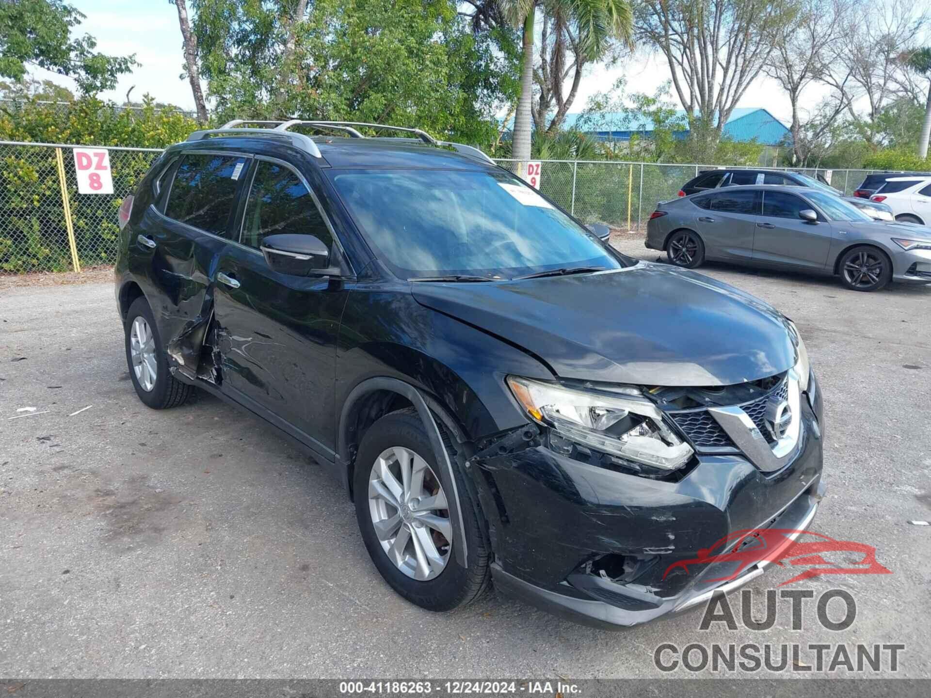 NISSAN ROGUE 2015 - KNMAT2MT4FP501372