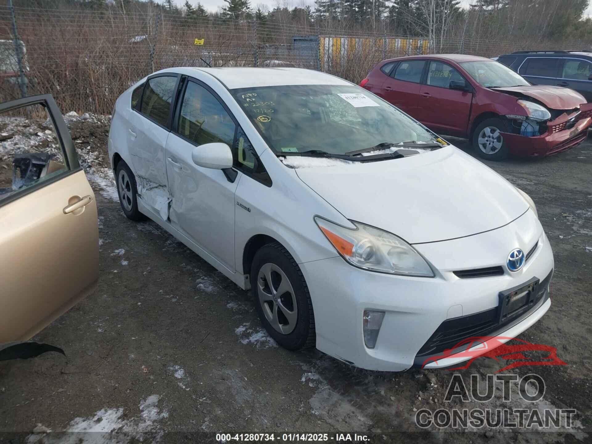 TOYOTA PRIUS 2012 - JTDKN3DU0C5489421