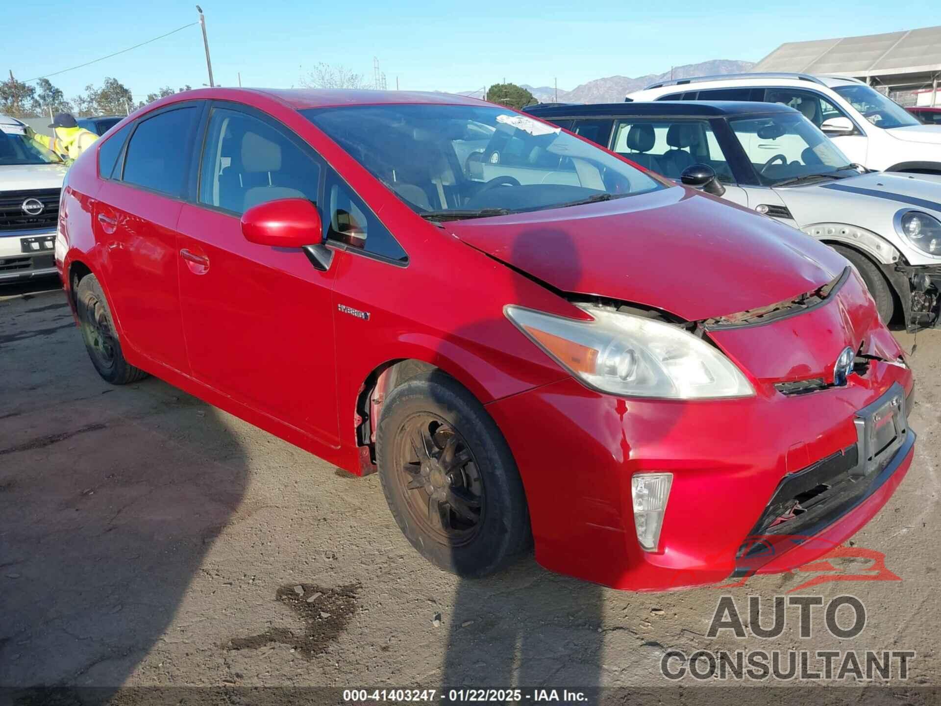 TOYOTA PRIUS 2013 - JTDKN3DU5D5652050