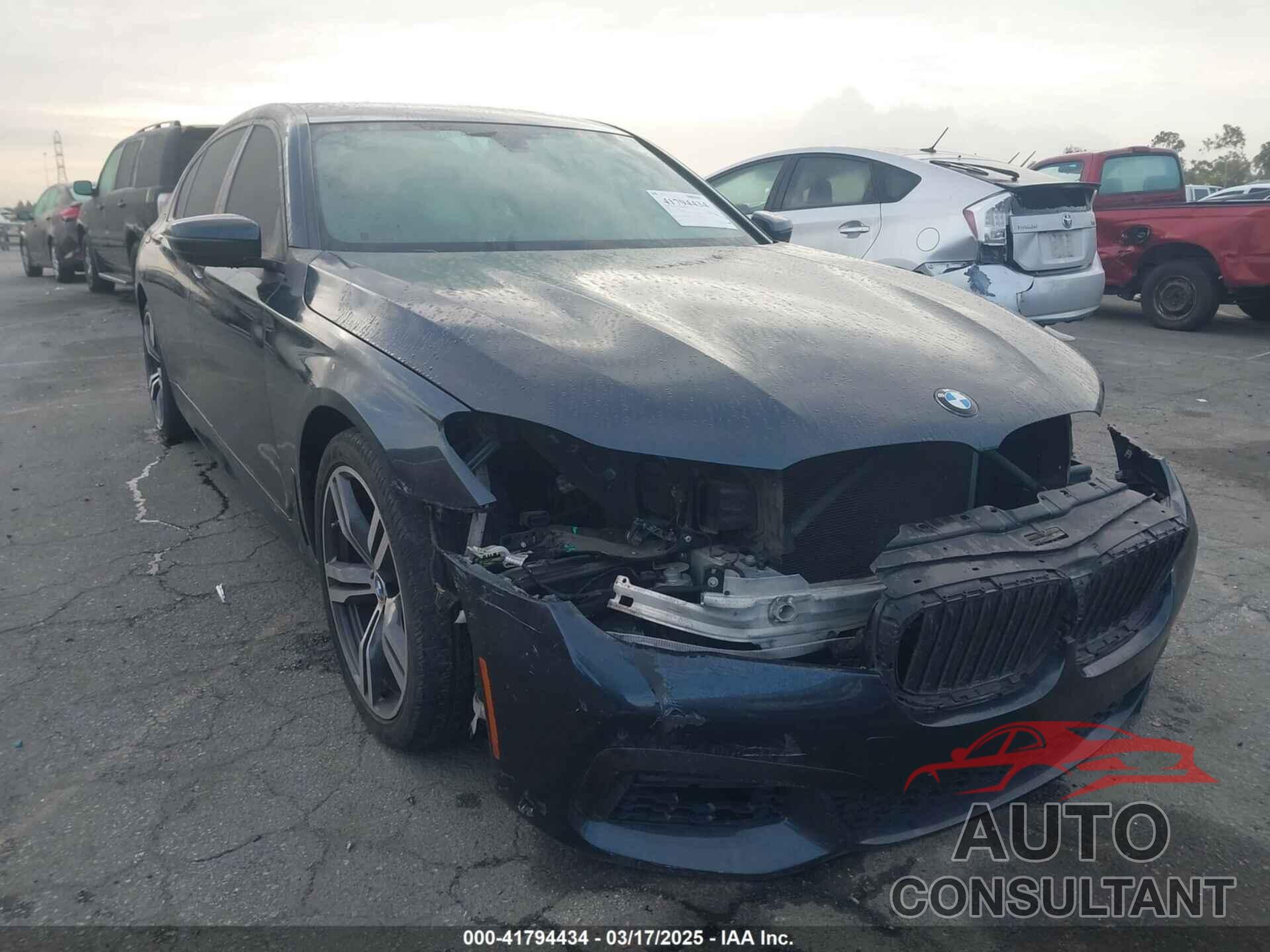 BMW 740I 2016 - WBA7E2C51GG547537