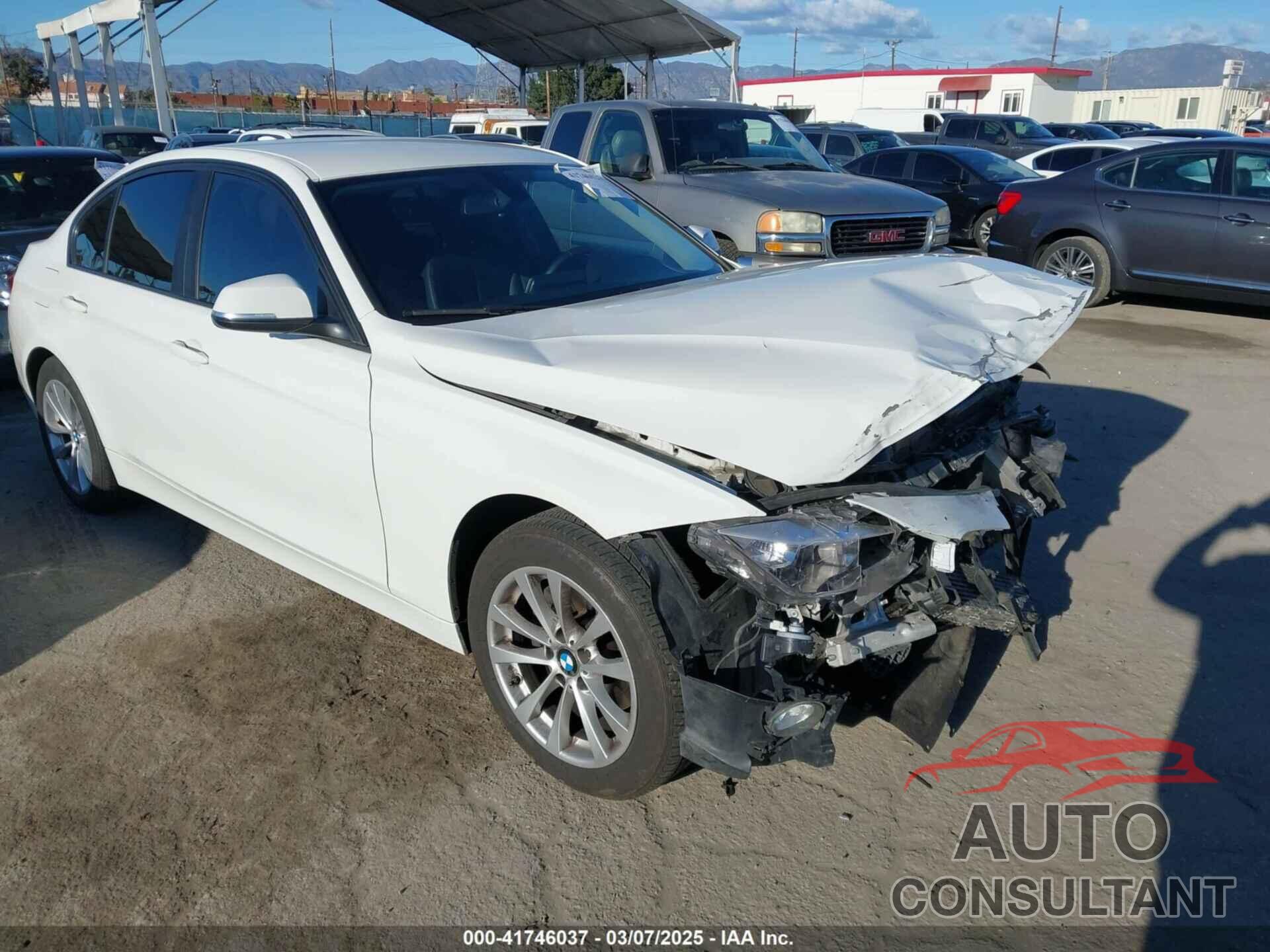 BMW 320I 2016 - WBA8E1G53GNU11981