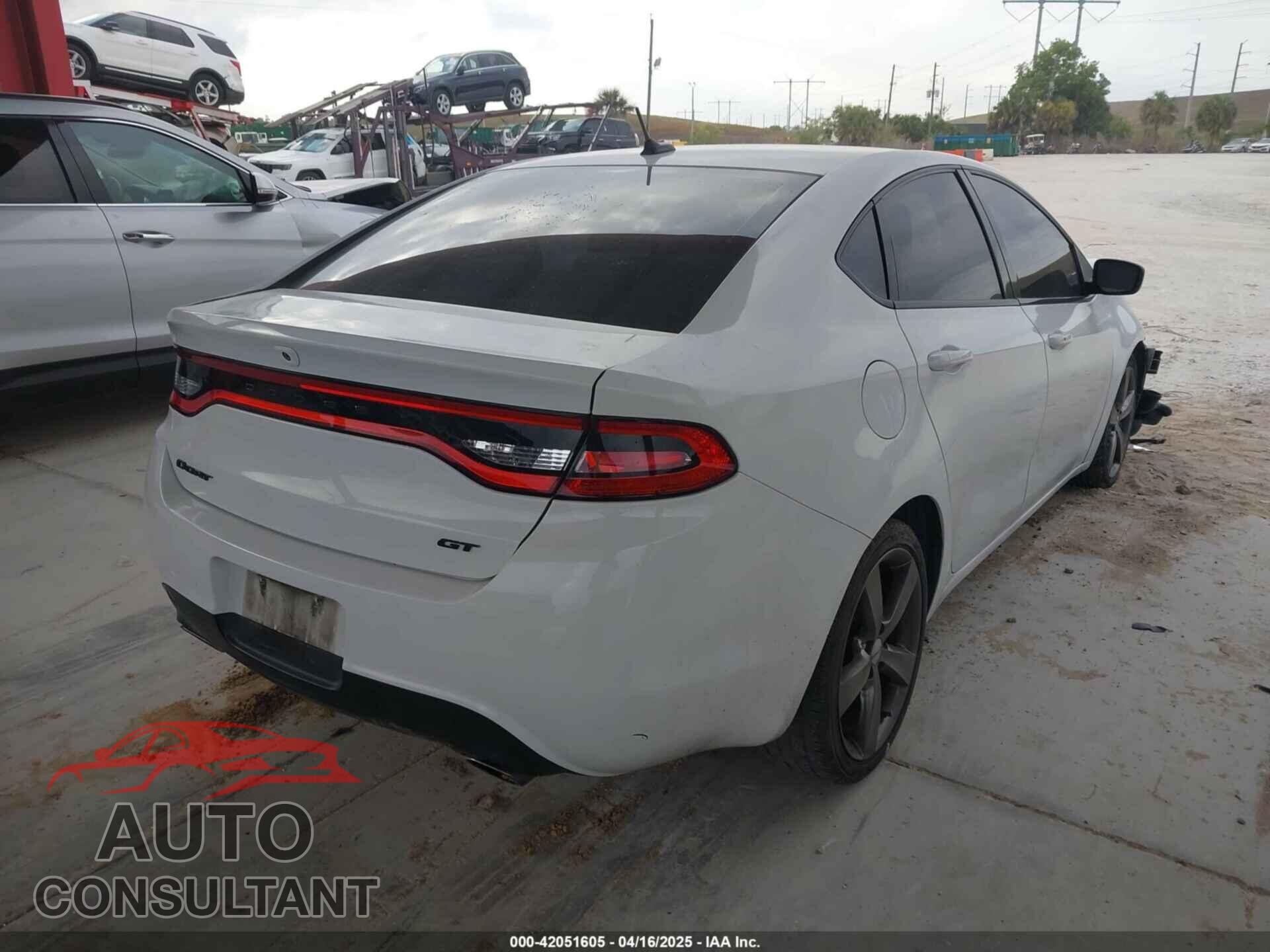 DODGE DART 2015 - 1C3CDFEB9FD369301