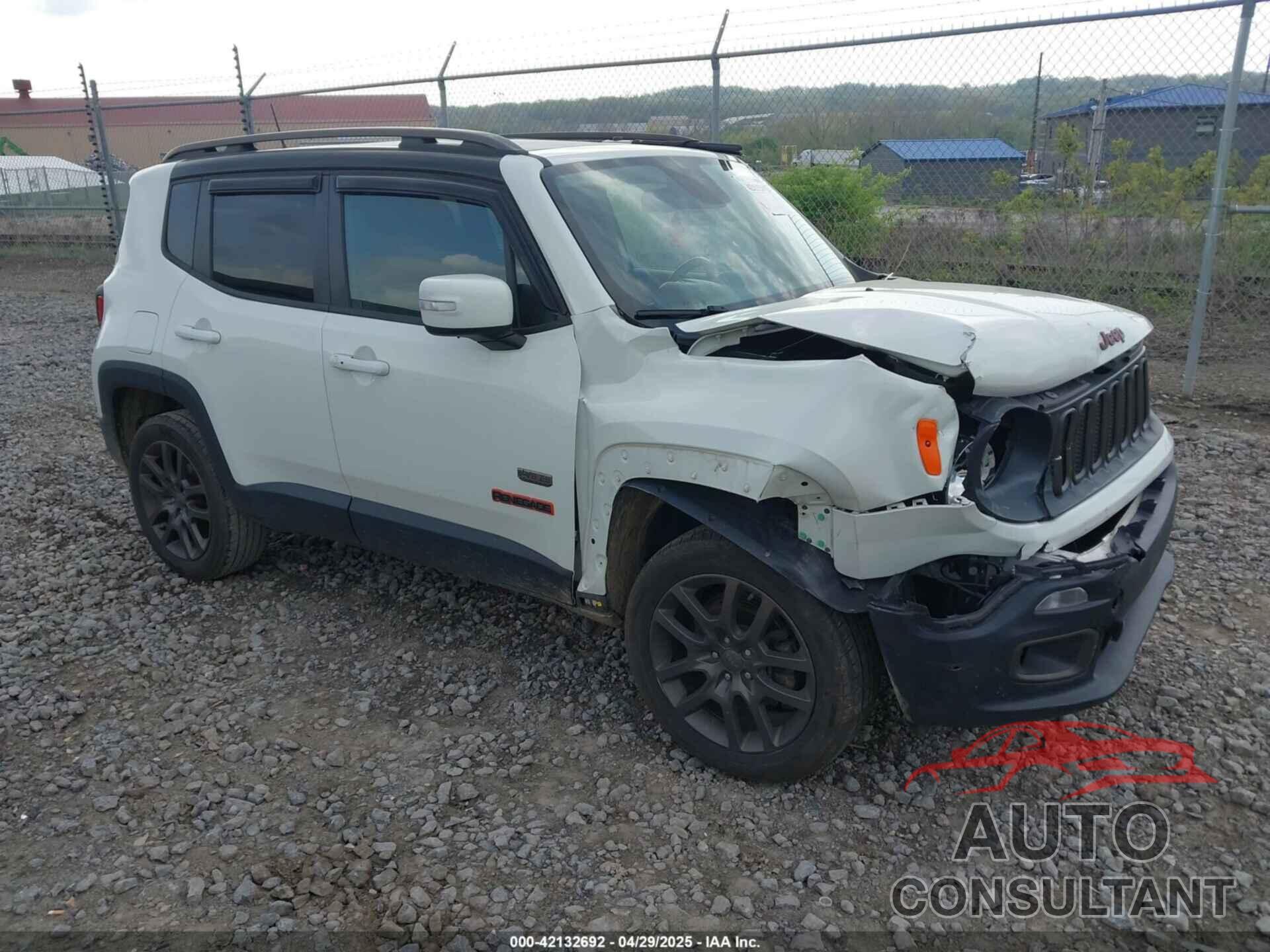 JEEP RENEGADE 2016 - ZACCJBBT3GPD62535