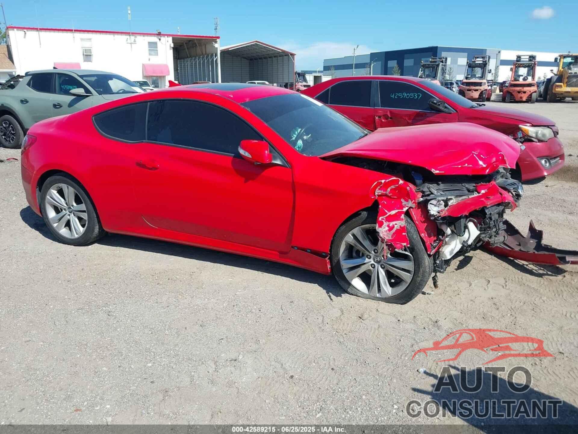 HYUNDAI GENESIS COUPE 2010 - KMHHU6KHXAU007797