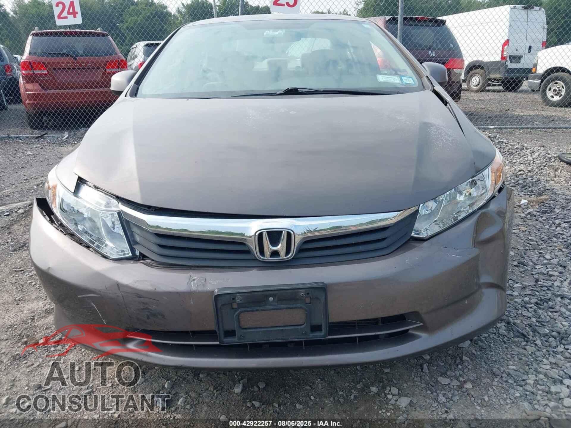 HONDA CIVIC 2012 - 2HGFB2F59CH539155