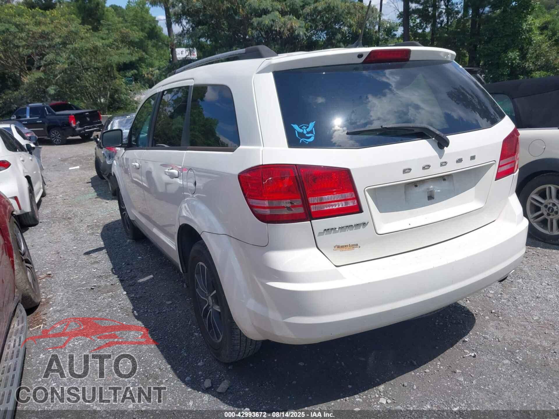 DODGE JOURNEY 2017 - 3C4PDCAB7HT684144