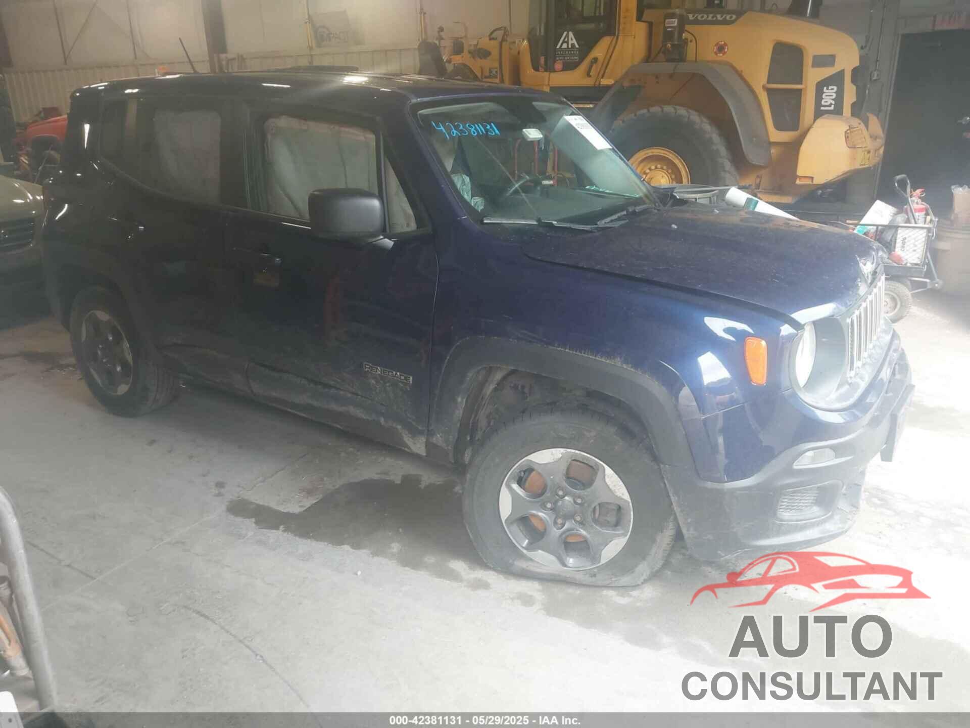 JEEP RENEGADE 2016 - ZACCJBAT4GPD45986