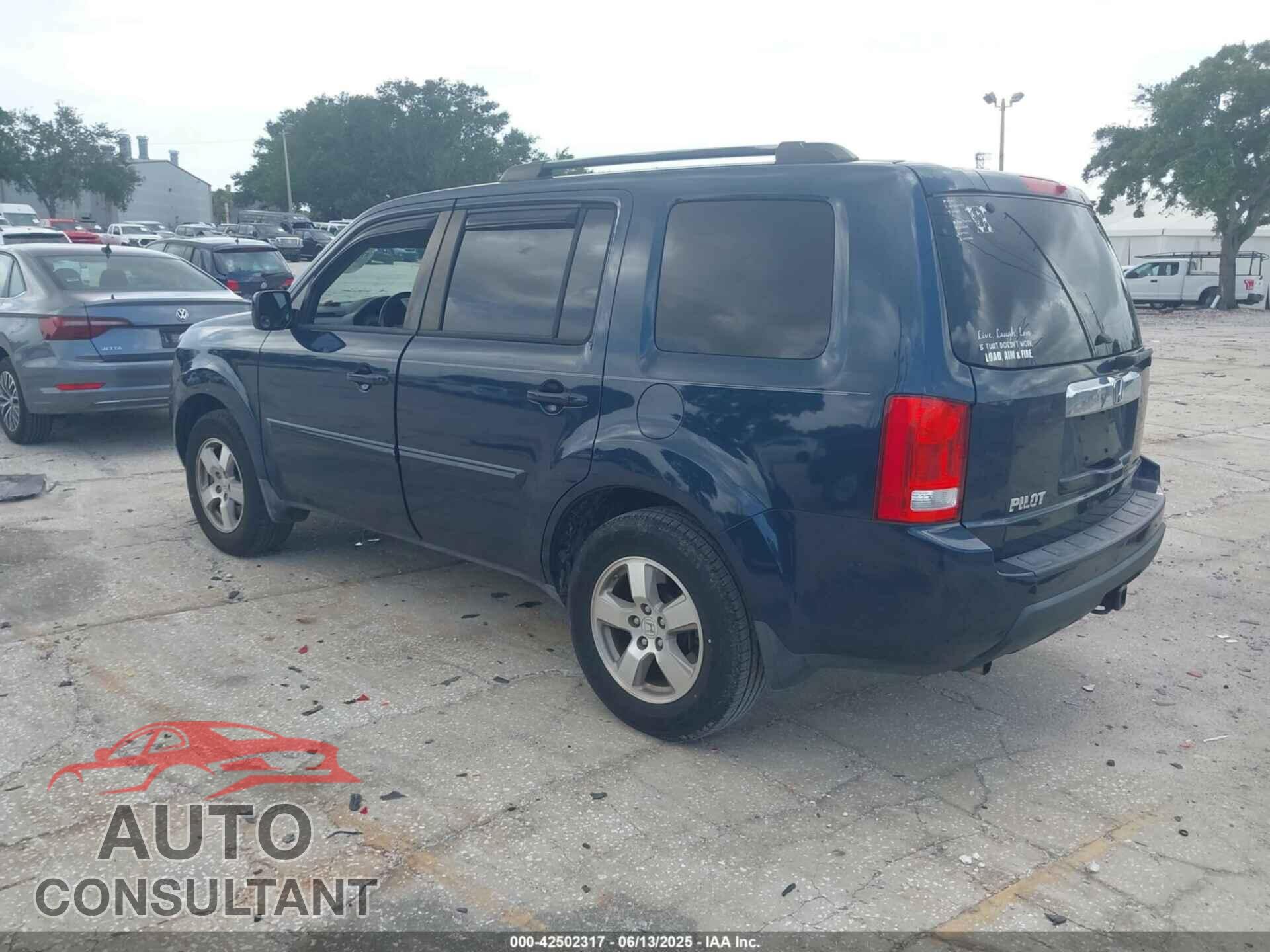 HONDA PILOT 2011 - 5FNYF3H7XBB055645