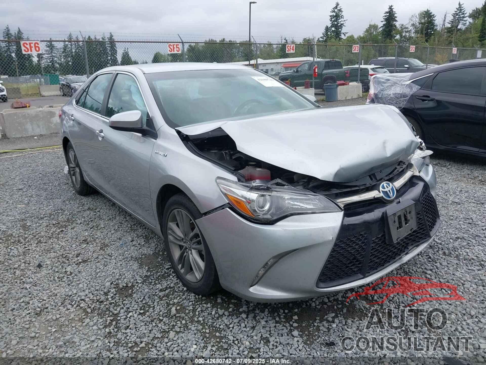 TOYOTA CAMRY HYBRID 2015 - 4T1BD1FK2FU151088