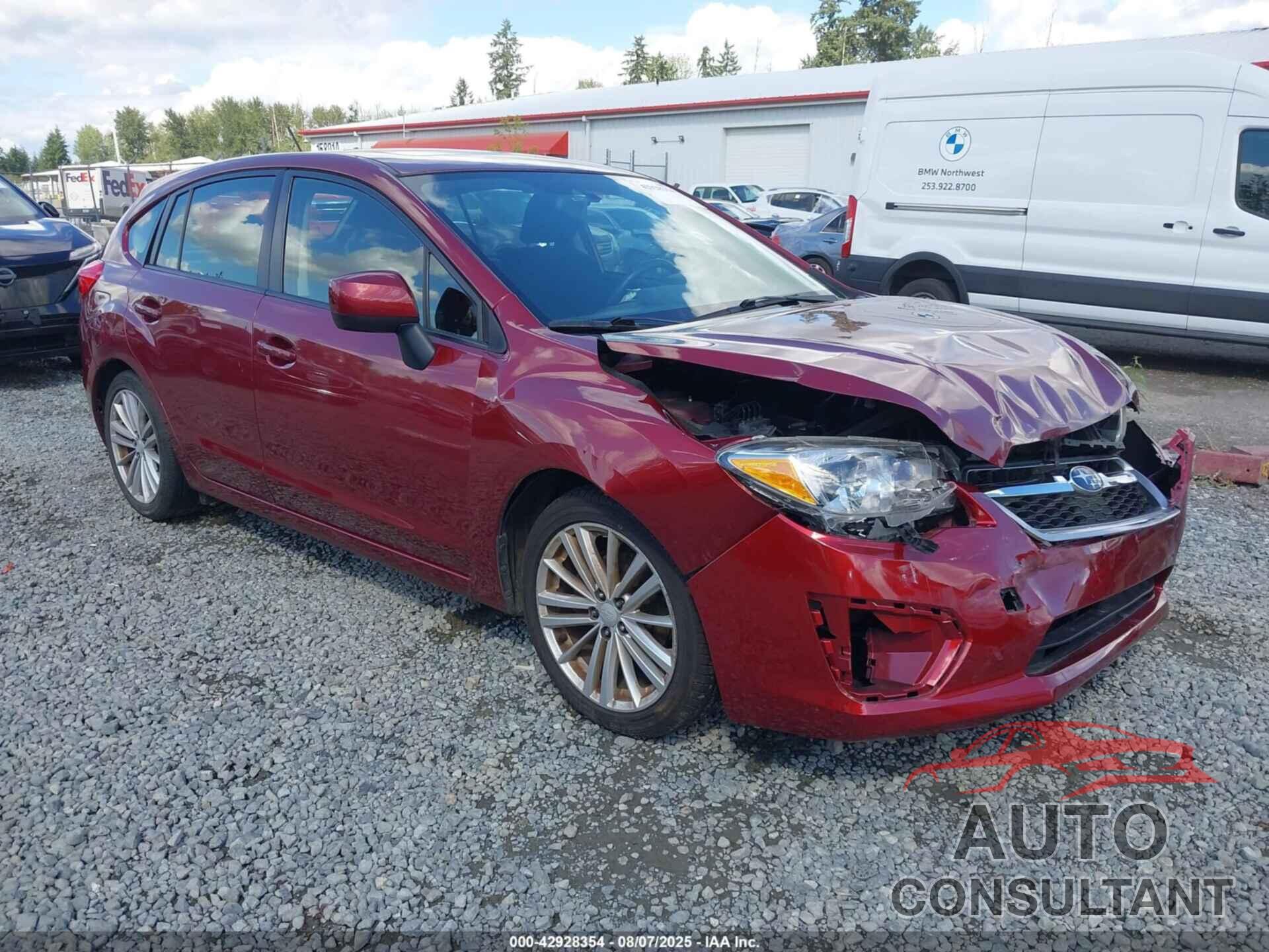 SUBARU IMPREZA 2013 - JF1GPAD68DH816529