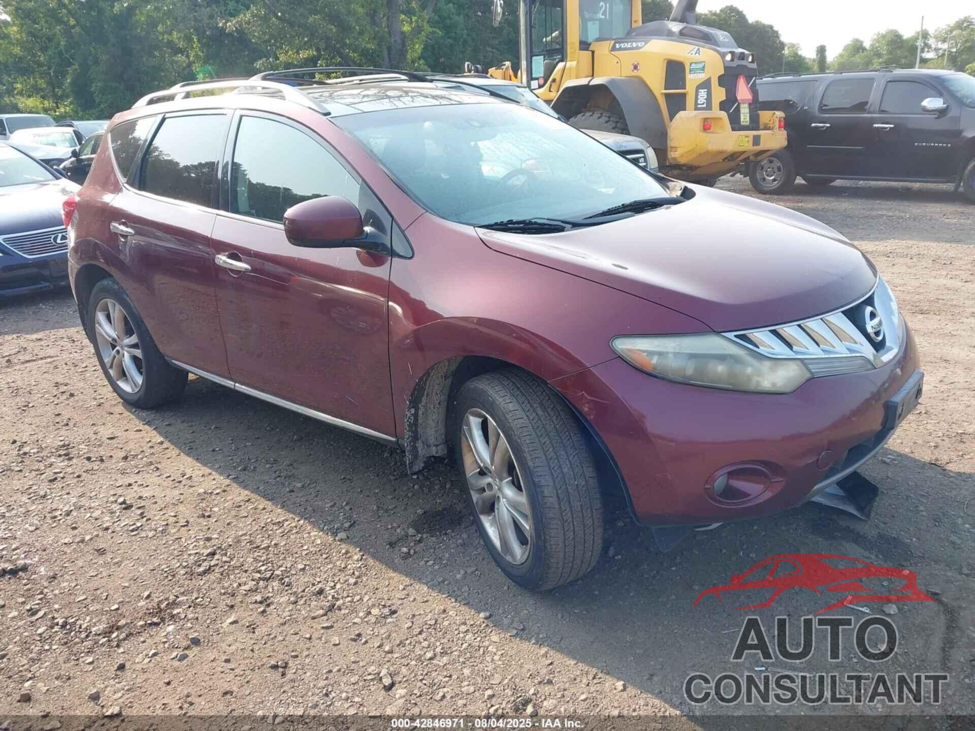 NISSAN MURANO 2009 - JN8AZ18W39W115022