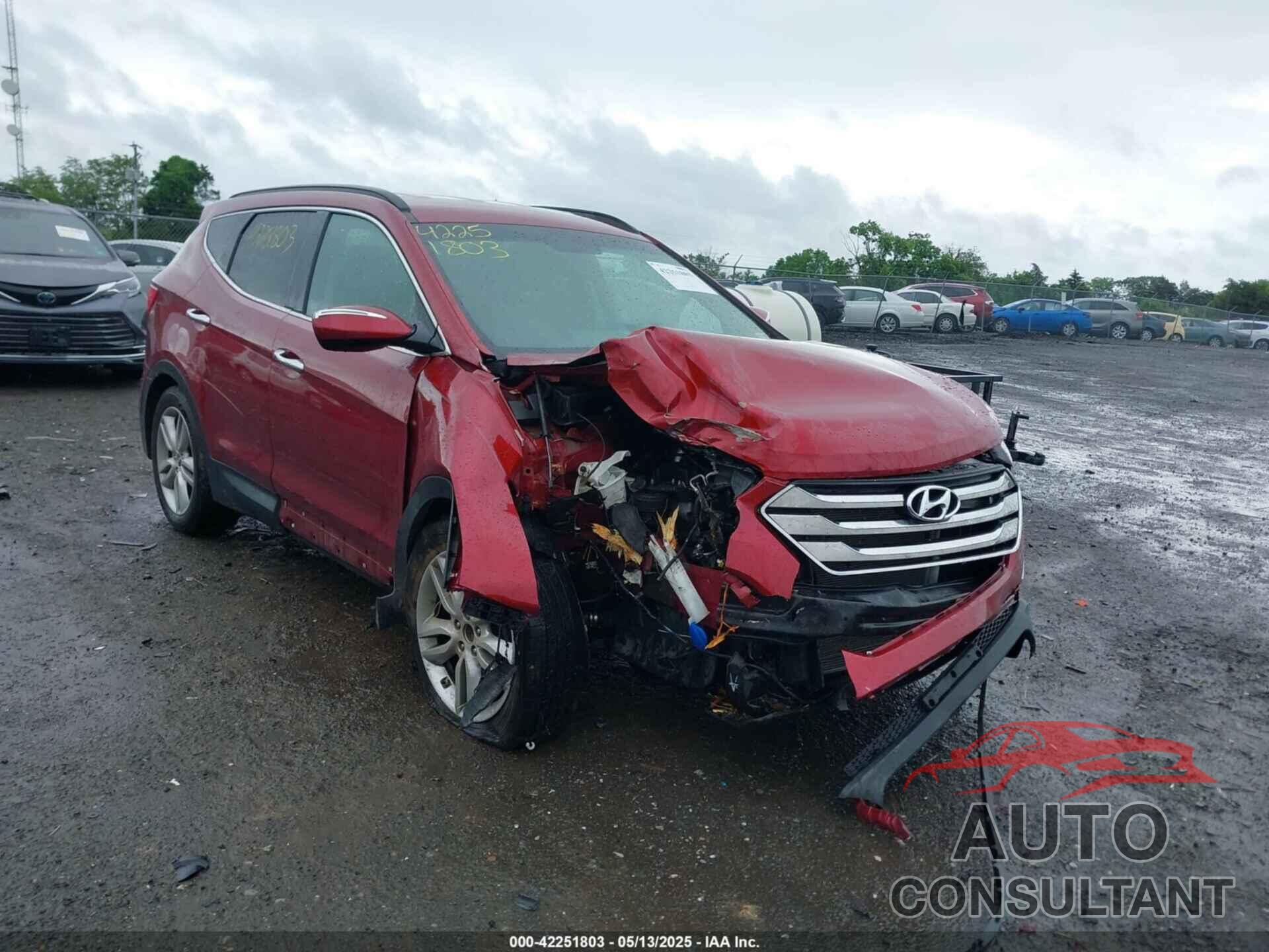 HYUNDAI SANTA FE SPORT 2014 - 5XYZU3LA7EG197946