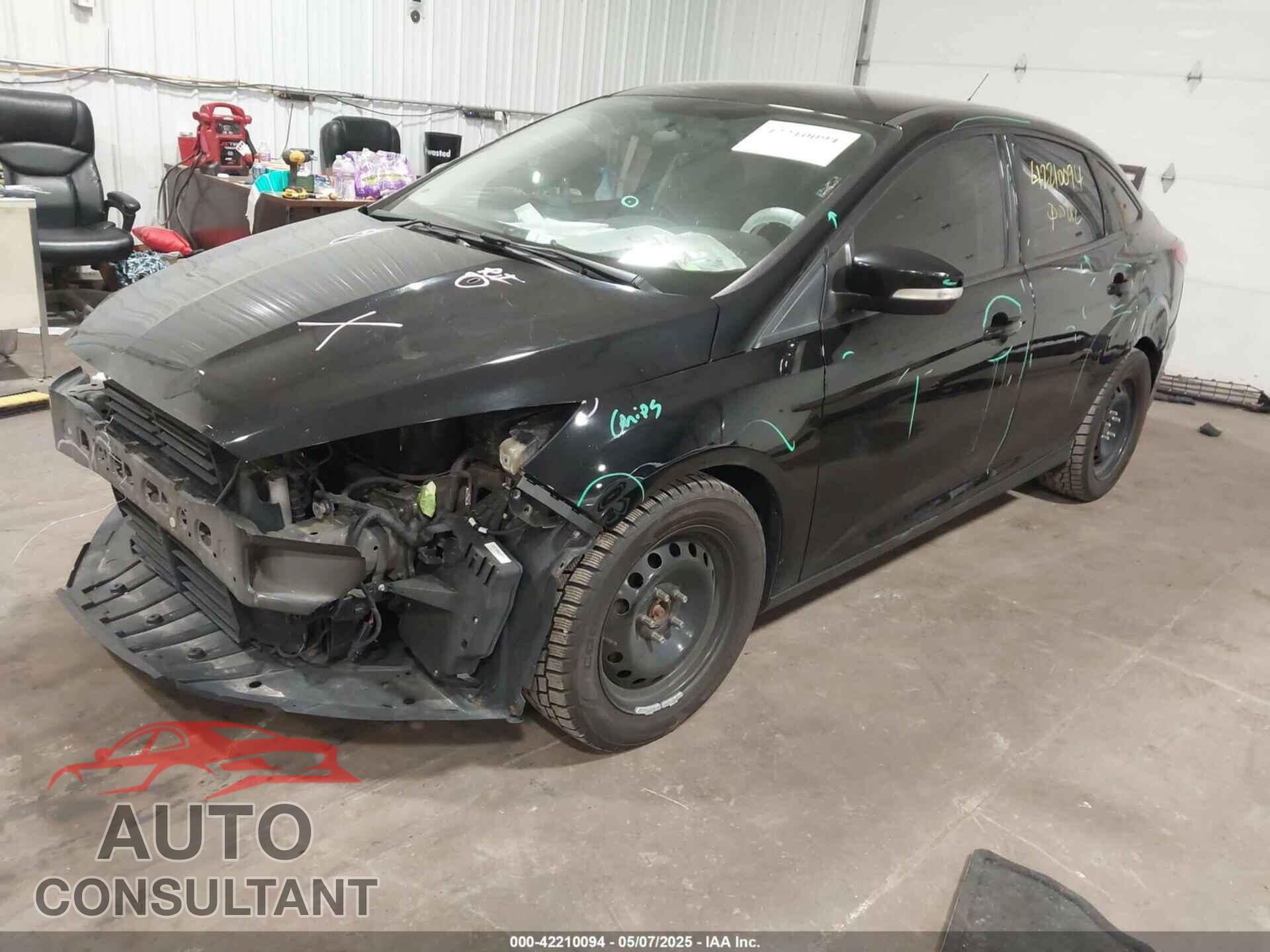 FORD FOCUS 2017 - 1FADP3F20HL343933