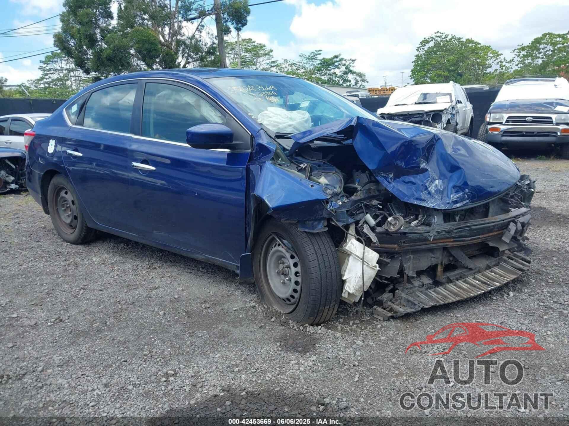 NISSAN SENTRA 2017 - 3N1AB7AP5HY256075