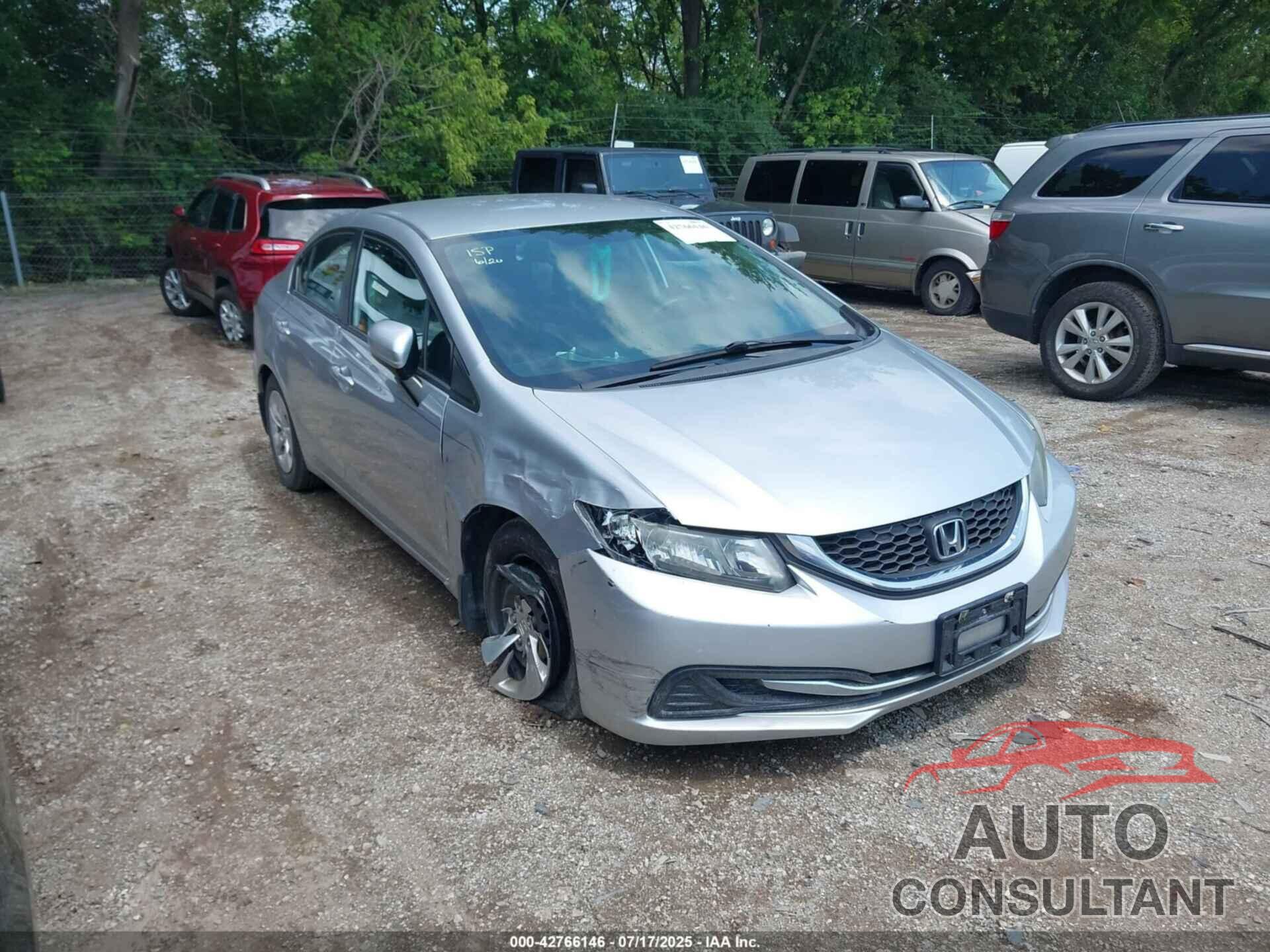 HONDA CIVIC 2014 - 19XFB2F55EE012324