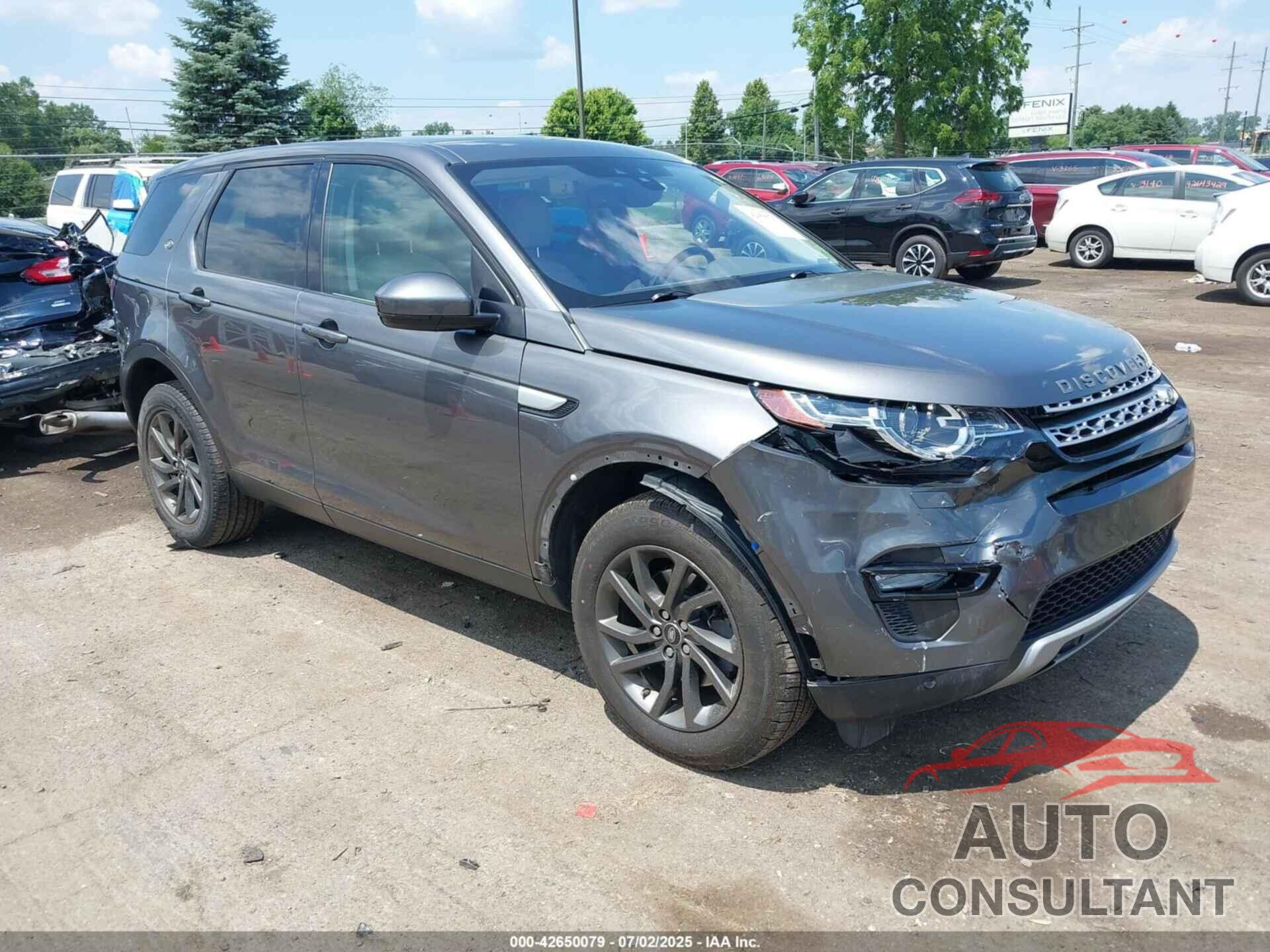 LAND ROVER DISCOVERY SPORT 2019 - SALCR2FX6KH822866