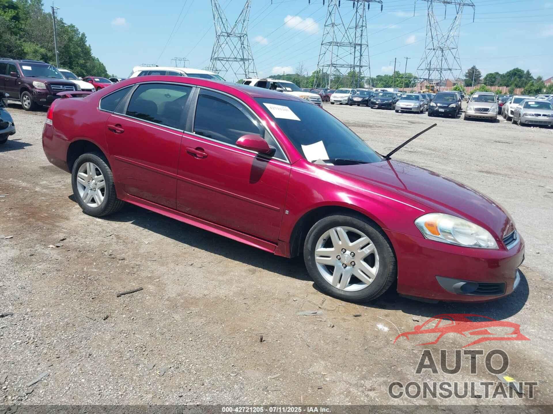 CHEVROLET IMPALA 2009 - 2G1WC57M191251403