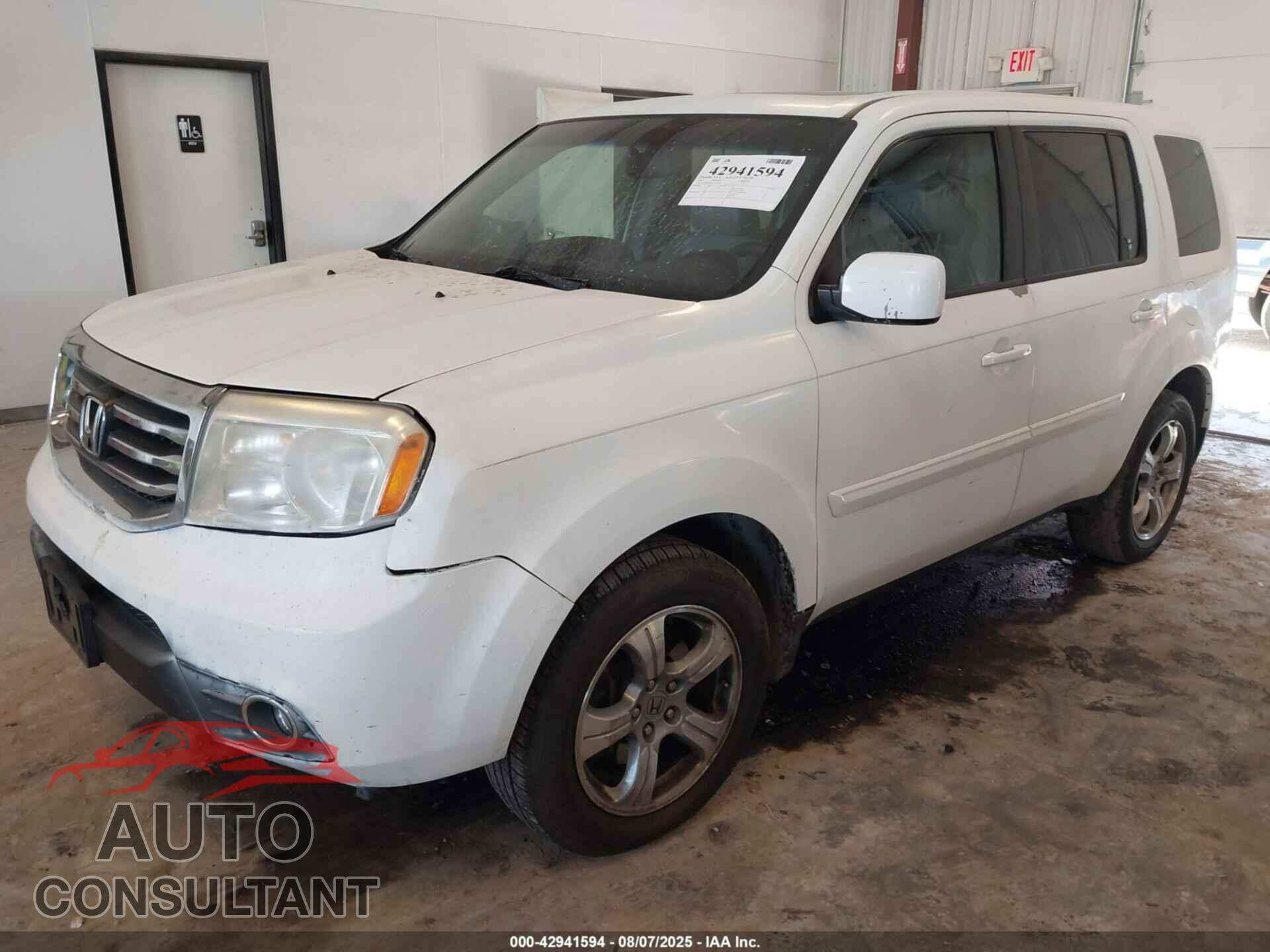 HONDA PILOT 2012 - 5FNYF3H51CB014479