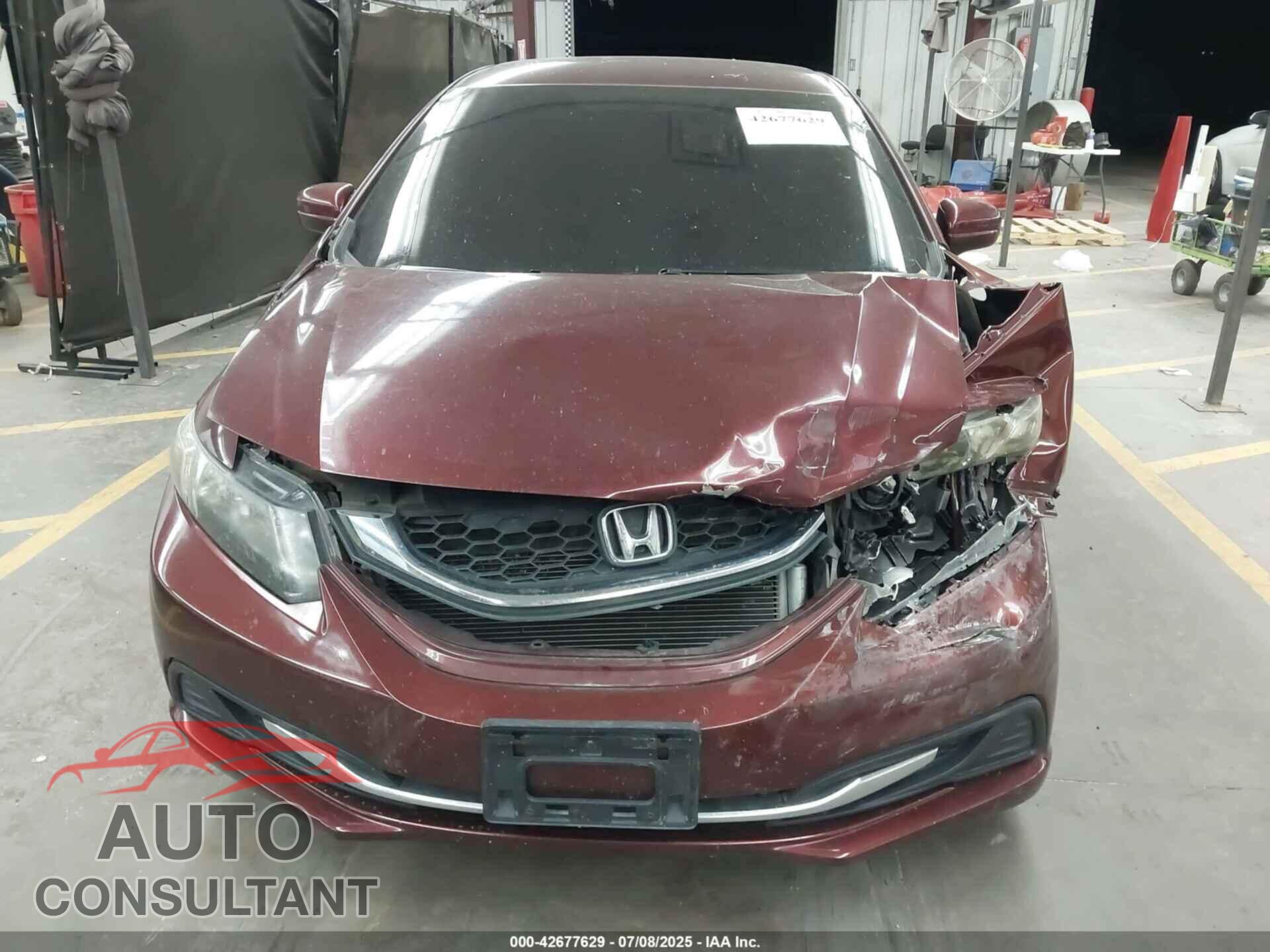 HONDA CIVIC 2014 - 19XFB2F53EE017991