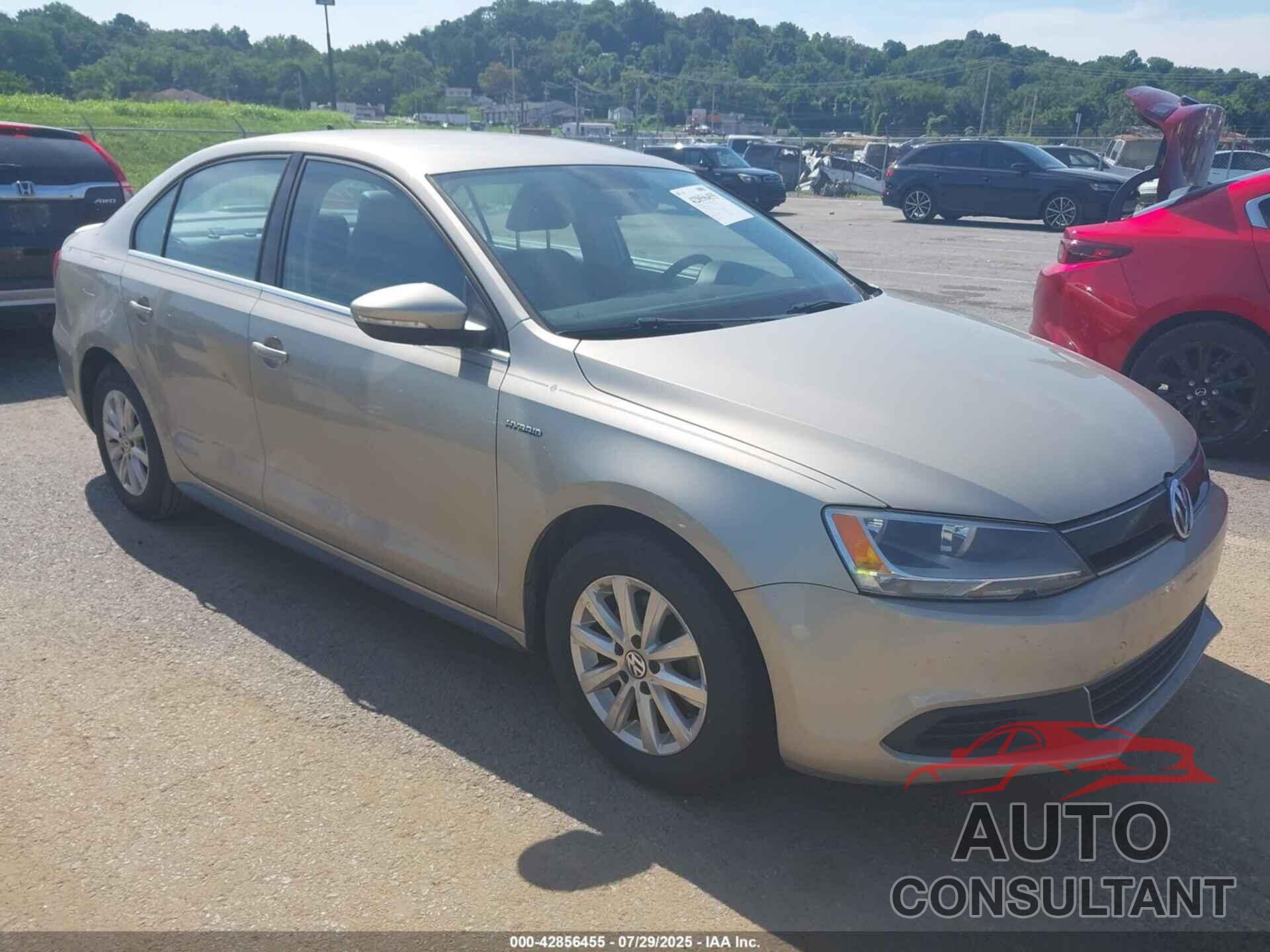 VOLKSWAGEN JETTA HYBRID 2013 - 3VW637AJ9DM309077