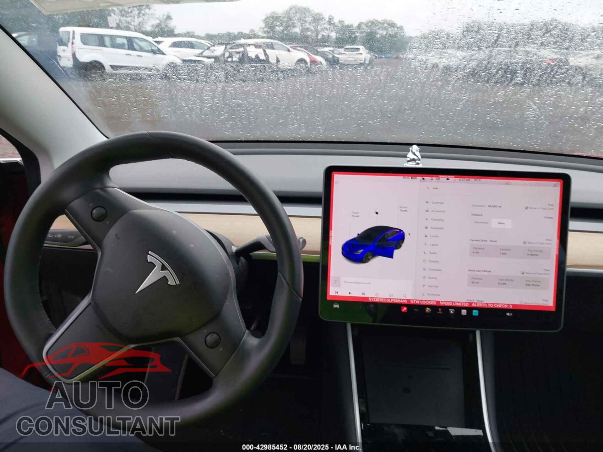 TESLA MODEL 3 2020 - 5YJ3E1EC3LF586416