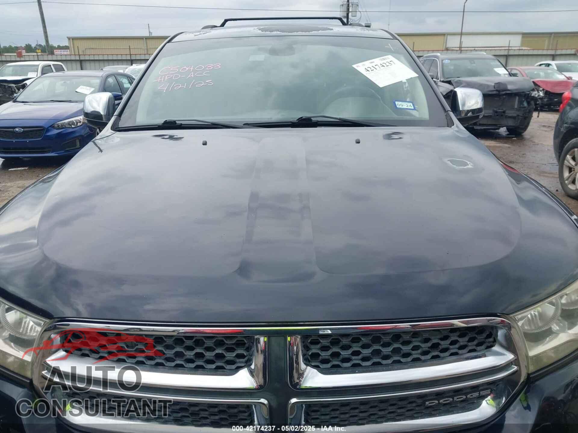 DODGE DURANGO 2011 - 1D4RD4GG1BC652765
