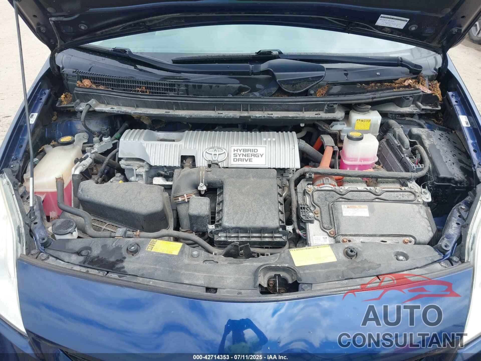 TOYOTA PRIUS 2013 - JTDKN3DU5D1676887