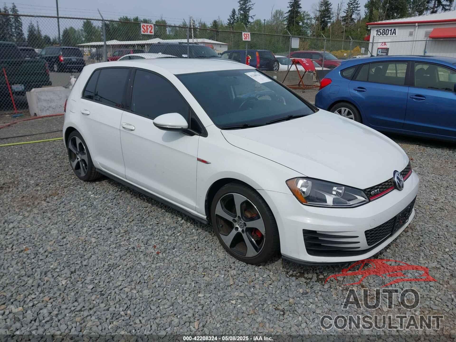 VOLKSWAGEN GOLF GTI 2017 - 3VW5T7AU7HM071998
