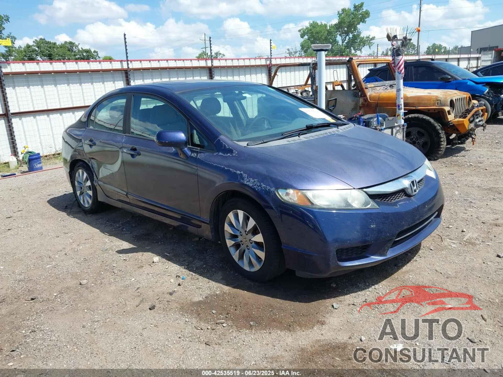 HONDA CIVIC 2010 - 2HGFA1F86AH522009