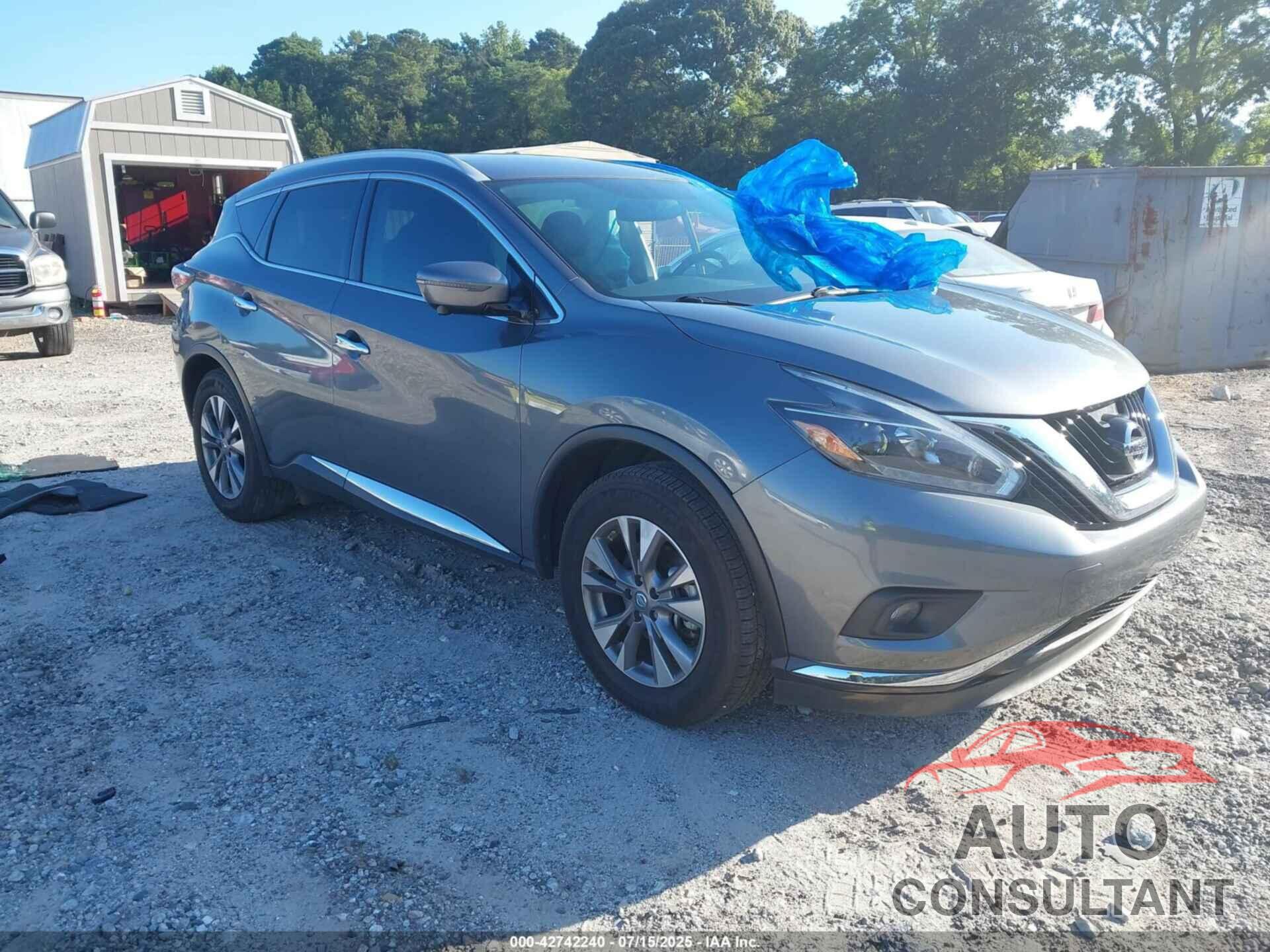 NISSAN MURANO 2018 - 5N1AZ2MG0JN157654