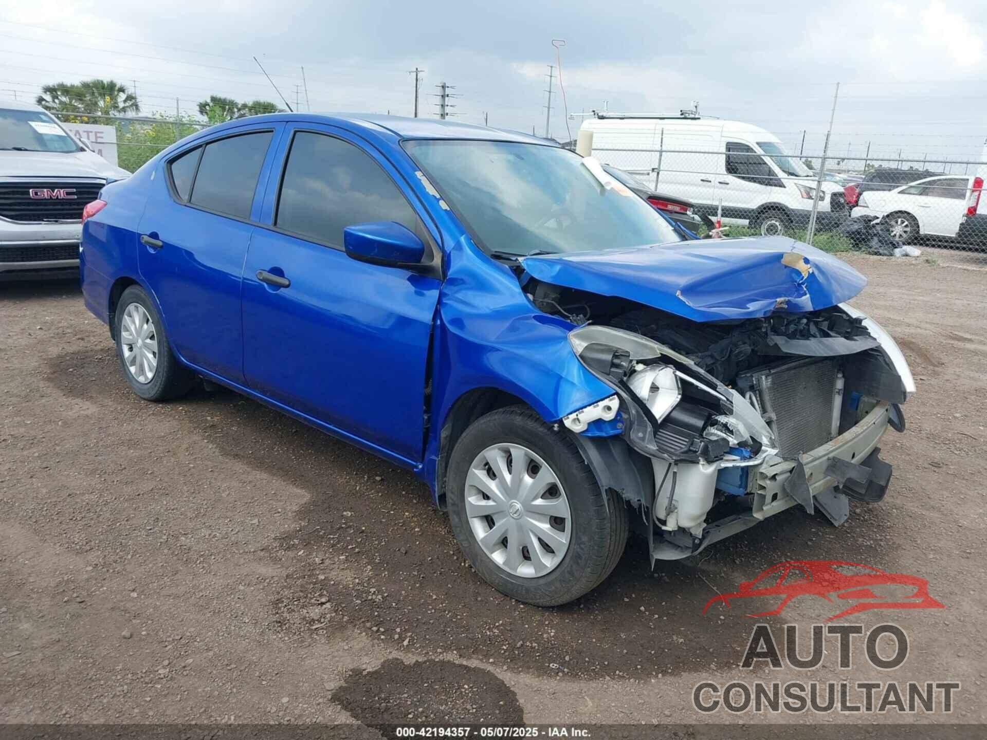 NISSAN VERSA 2016 - 3N1CN7AP9GL829443
