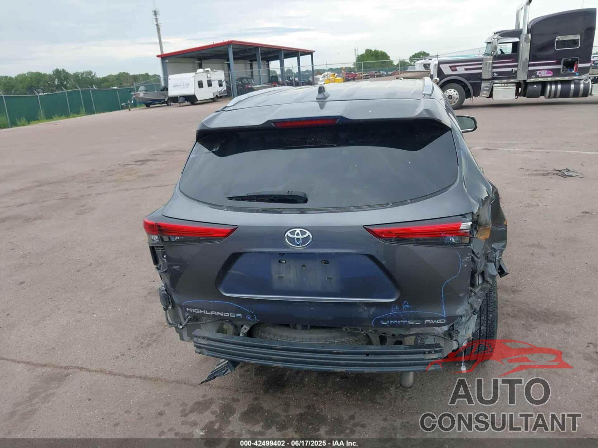 TOYOTA HIGHLANDER 2021 - 5TDDZRBH9MS540657