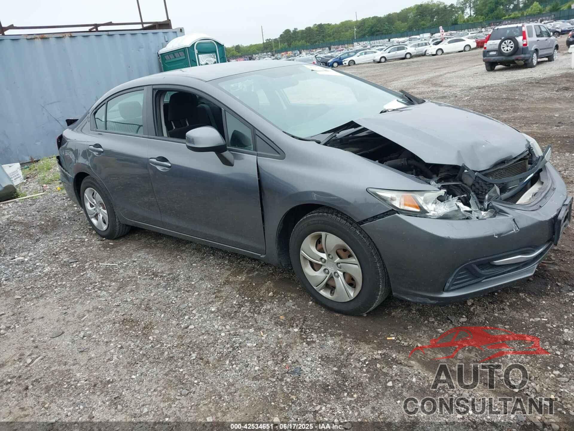 HONDA CIVIC 2013 - 19XFB2F5XDE211092