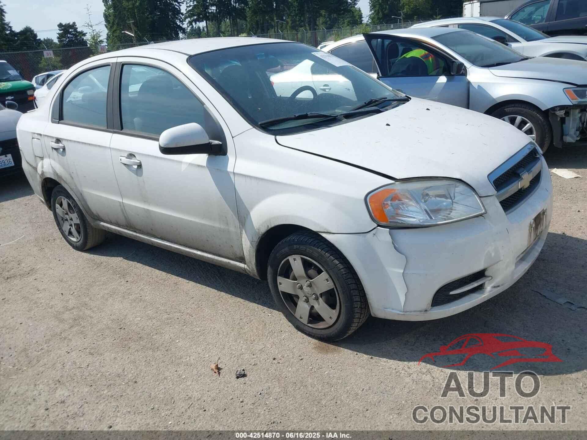 CHEVROLET AVEO 2010 - KL1TD5DE0AB096889