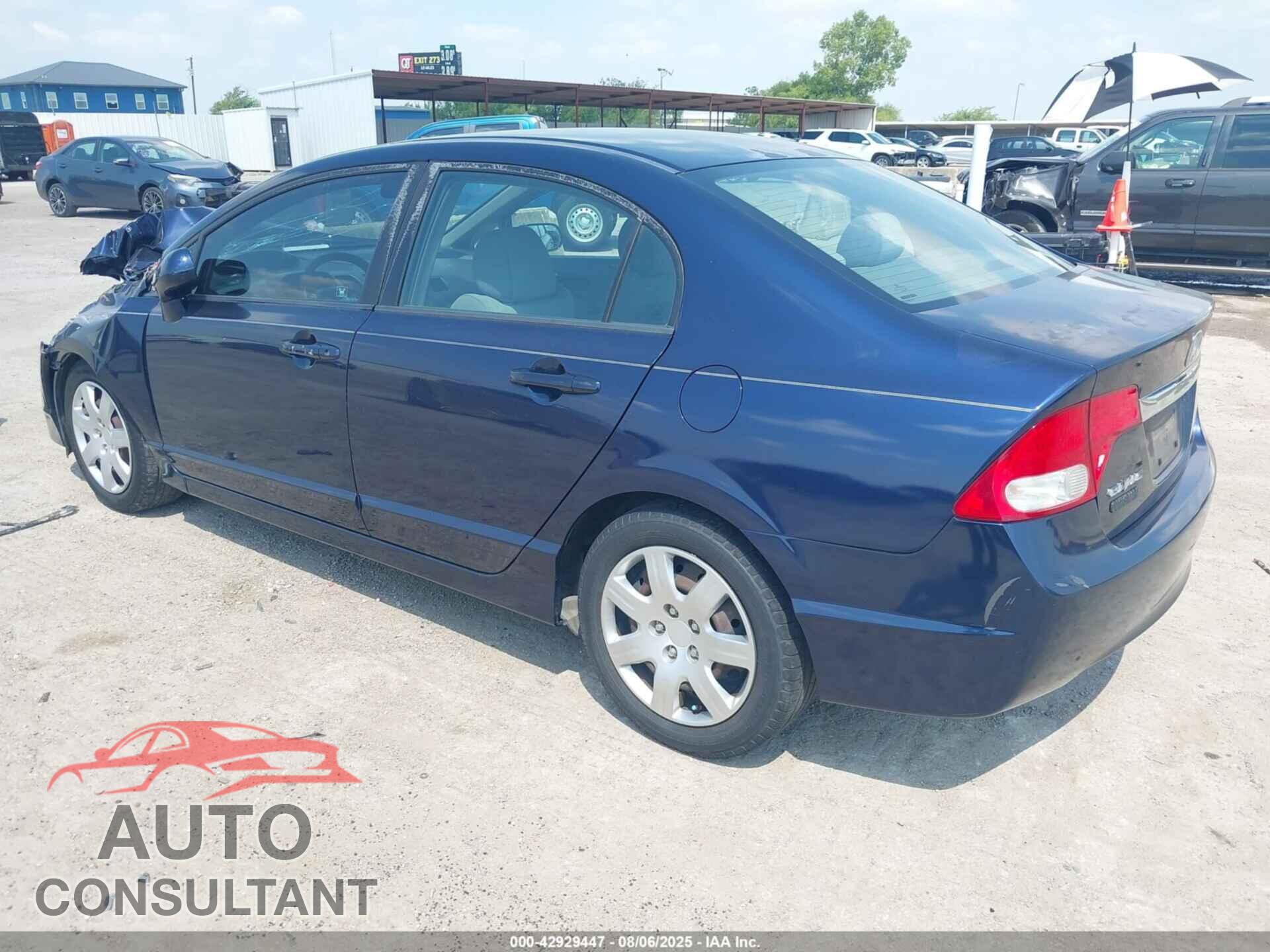 HONDA CIVIC 2011 - 2HGFA1F54BH541908