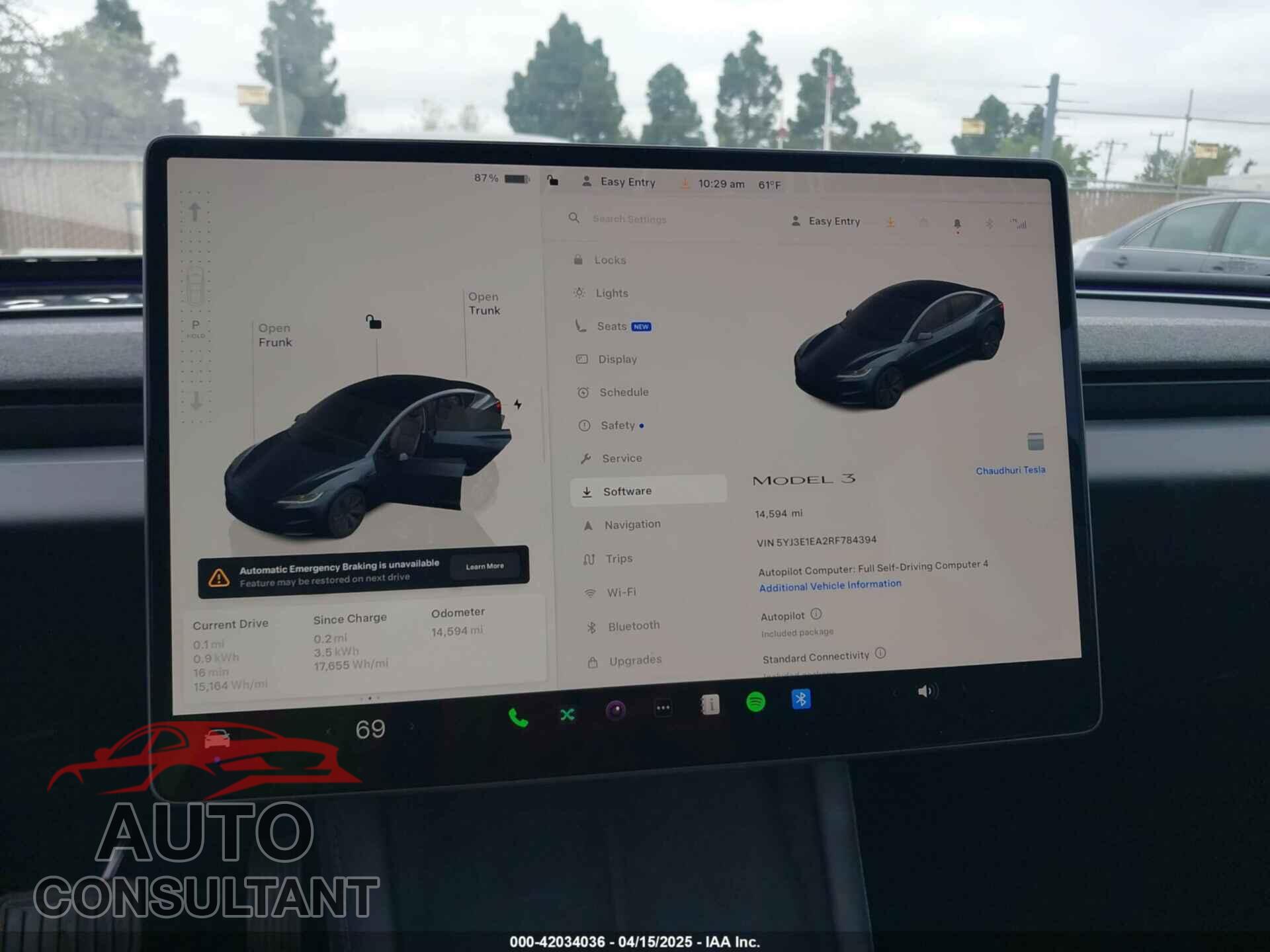TESLA MODEL 3 2024 - 5YJ3E1EA2RF784394