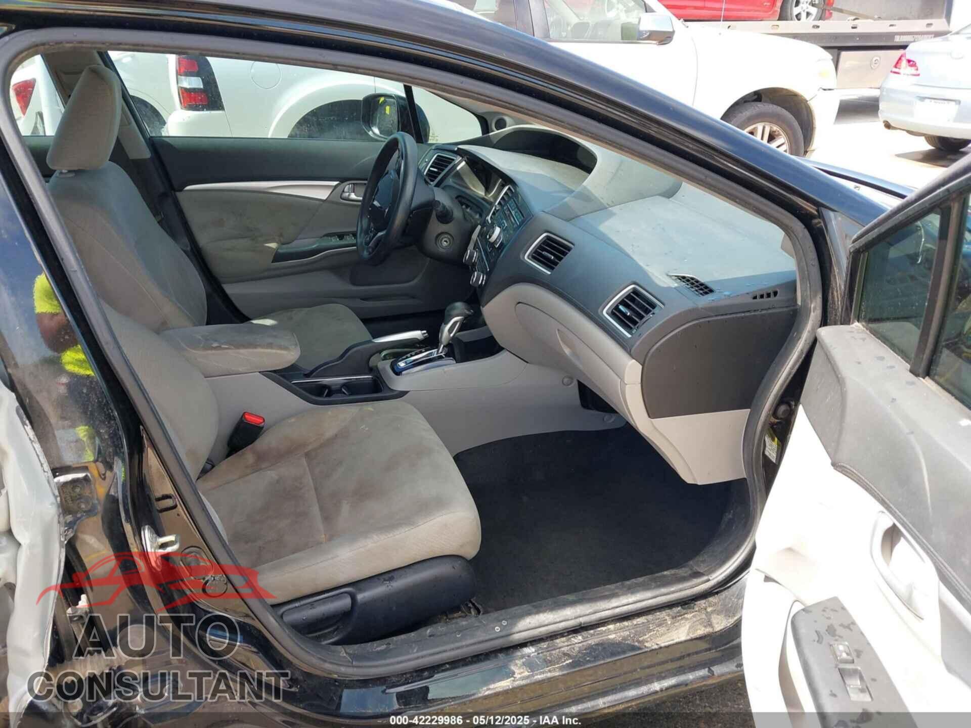 HONDA CIVIC 2013 - 19XFB2F88DE097068