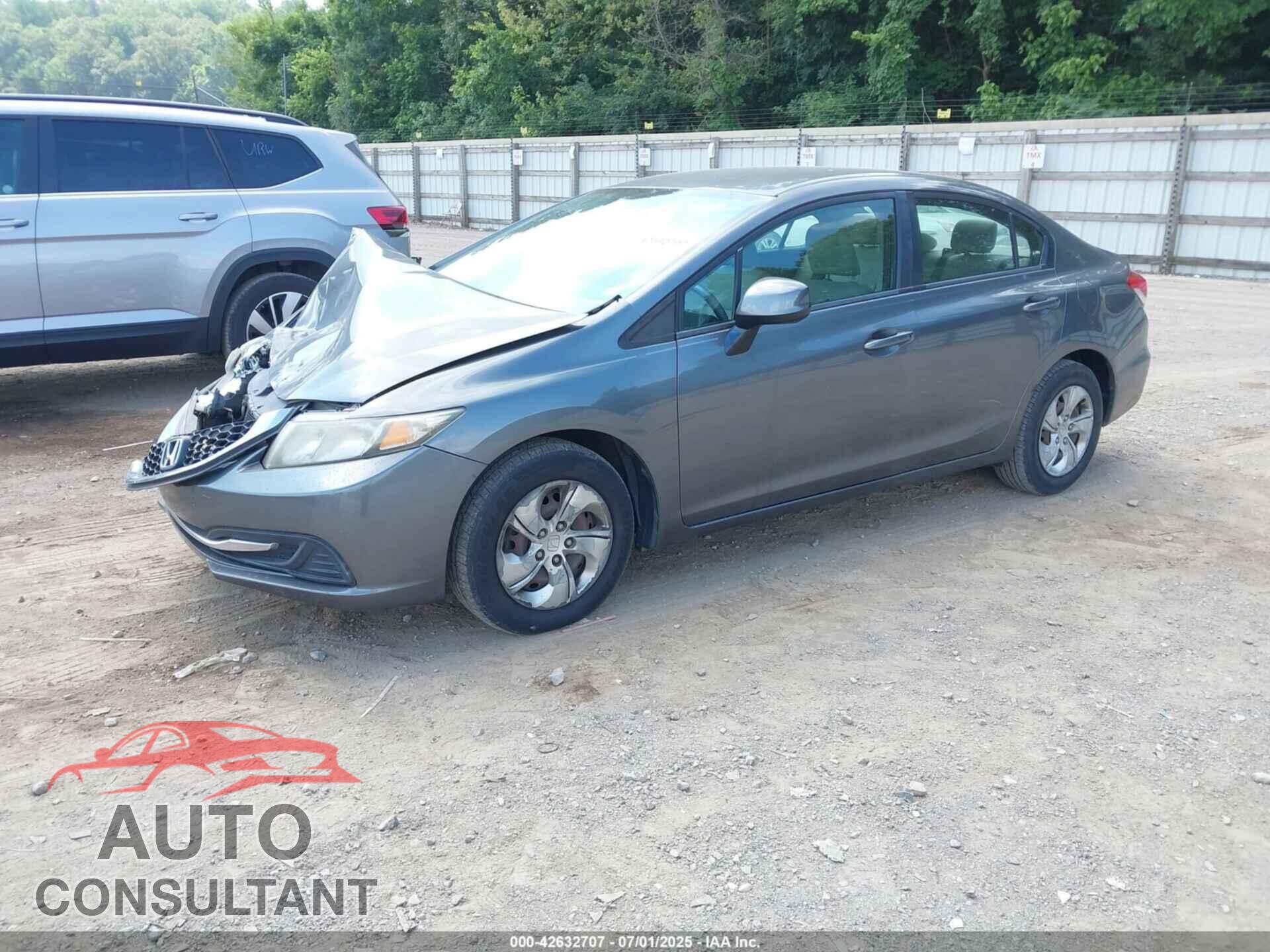 HONDA CIVIC 2013 - 19XFB2F53DE010022