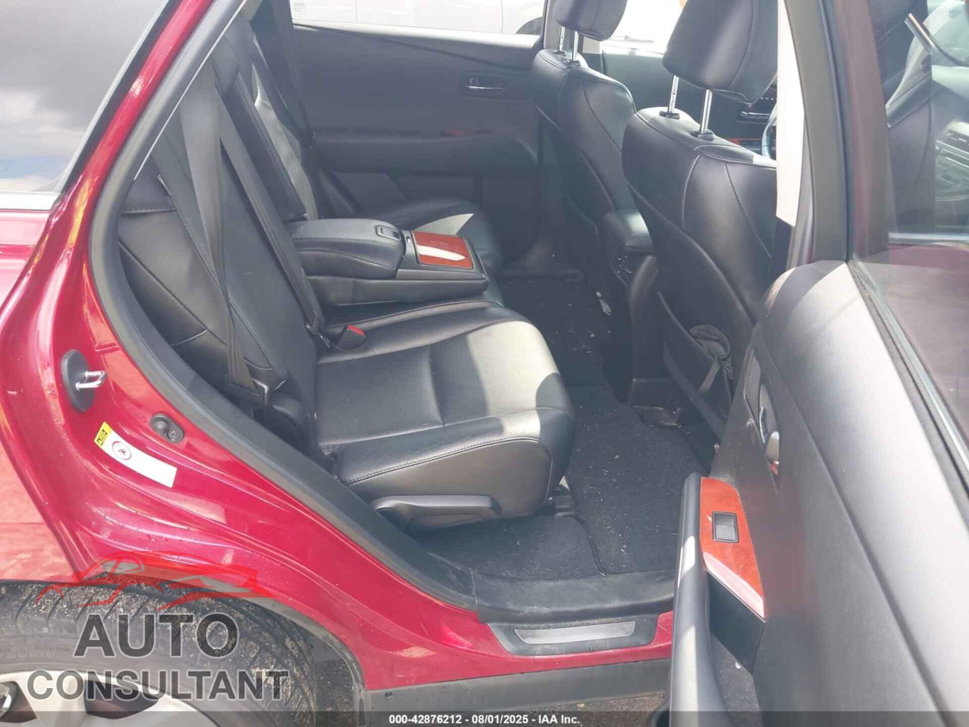LEXUS RX 350 2011 - 2T2BK1BA6BC091925