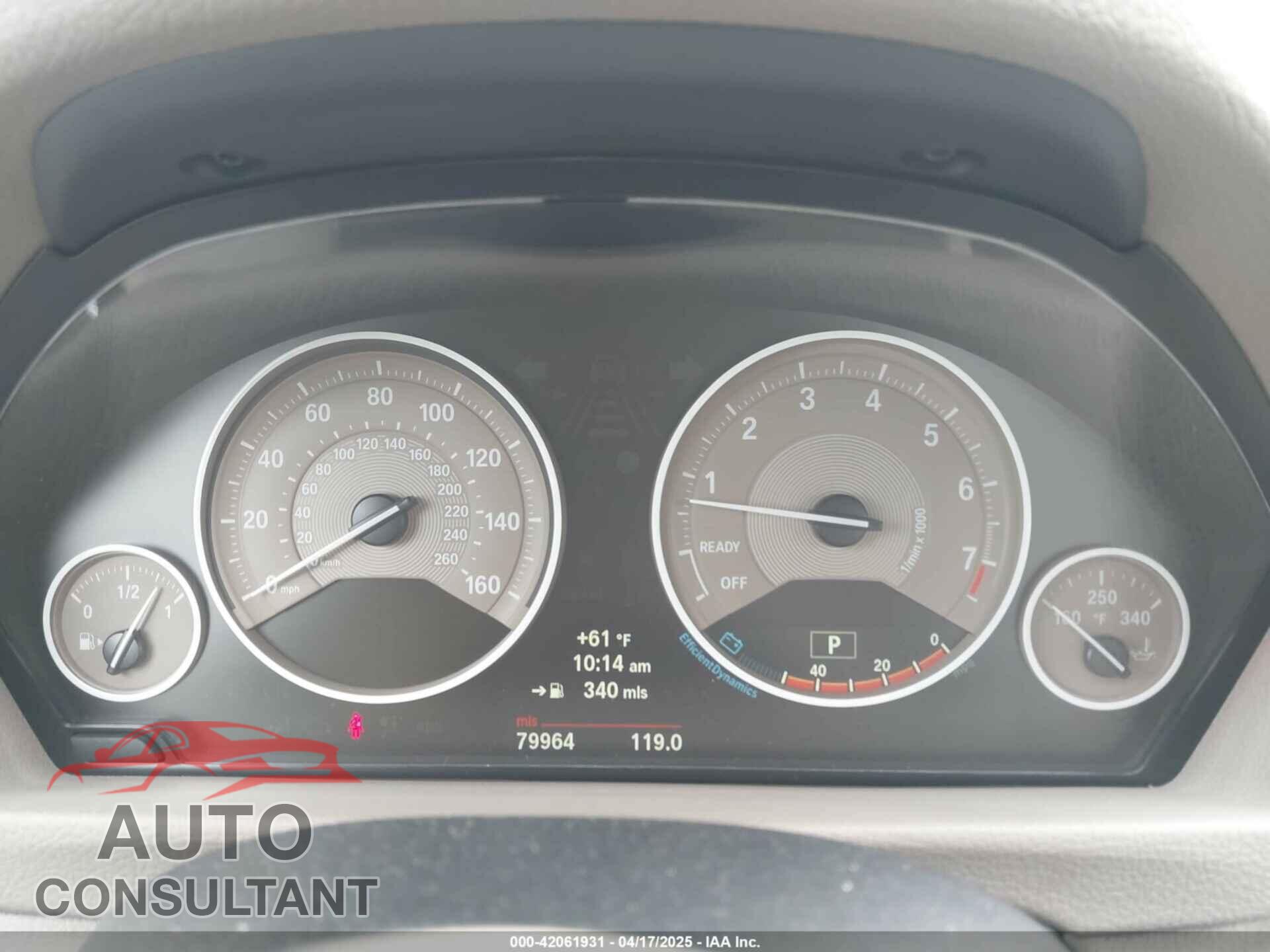 BMW 328I 2012 - WBA3A5C5XCF257616