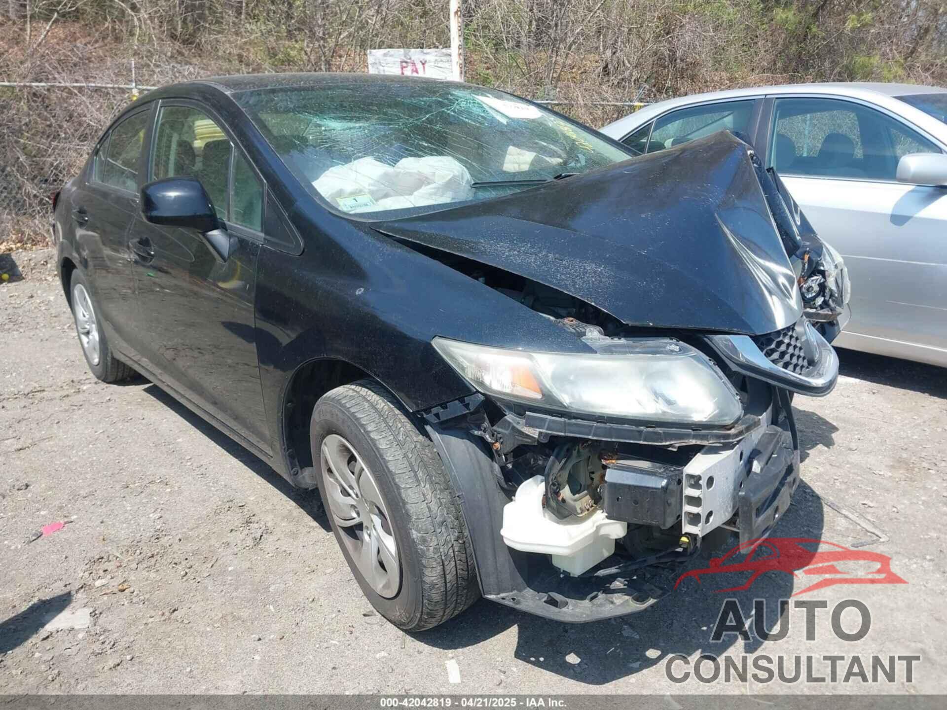 HONDA CIVIC 2013 - 2HGFB2F57DH517513