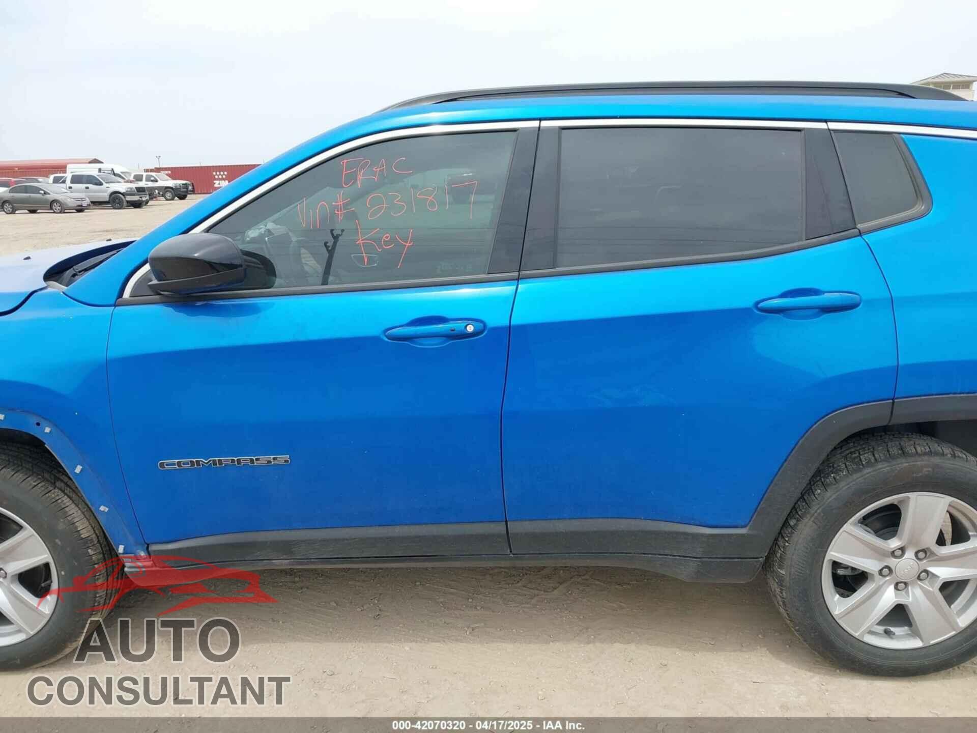 JEEP COMPASS 2022 - 3C4NJDBB3NT231817