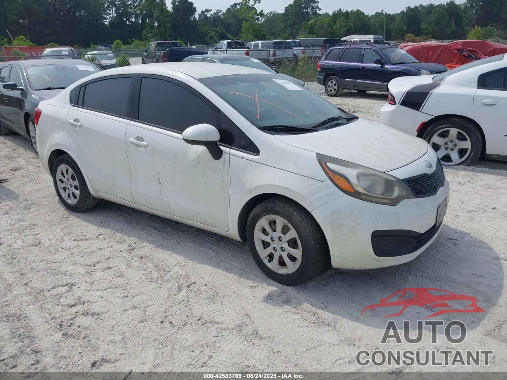 KIA RIO 2013 - KNADM4A30D6240025